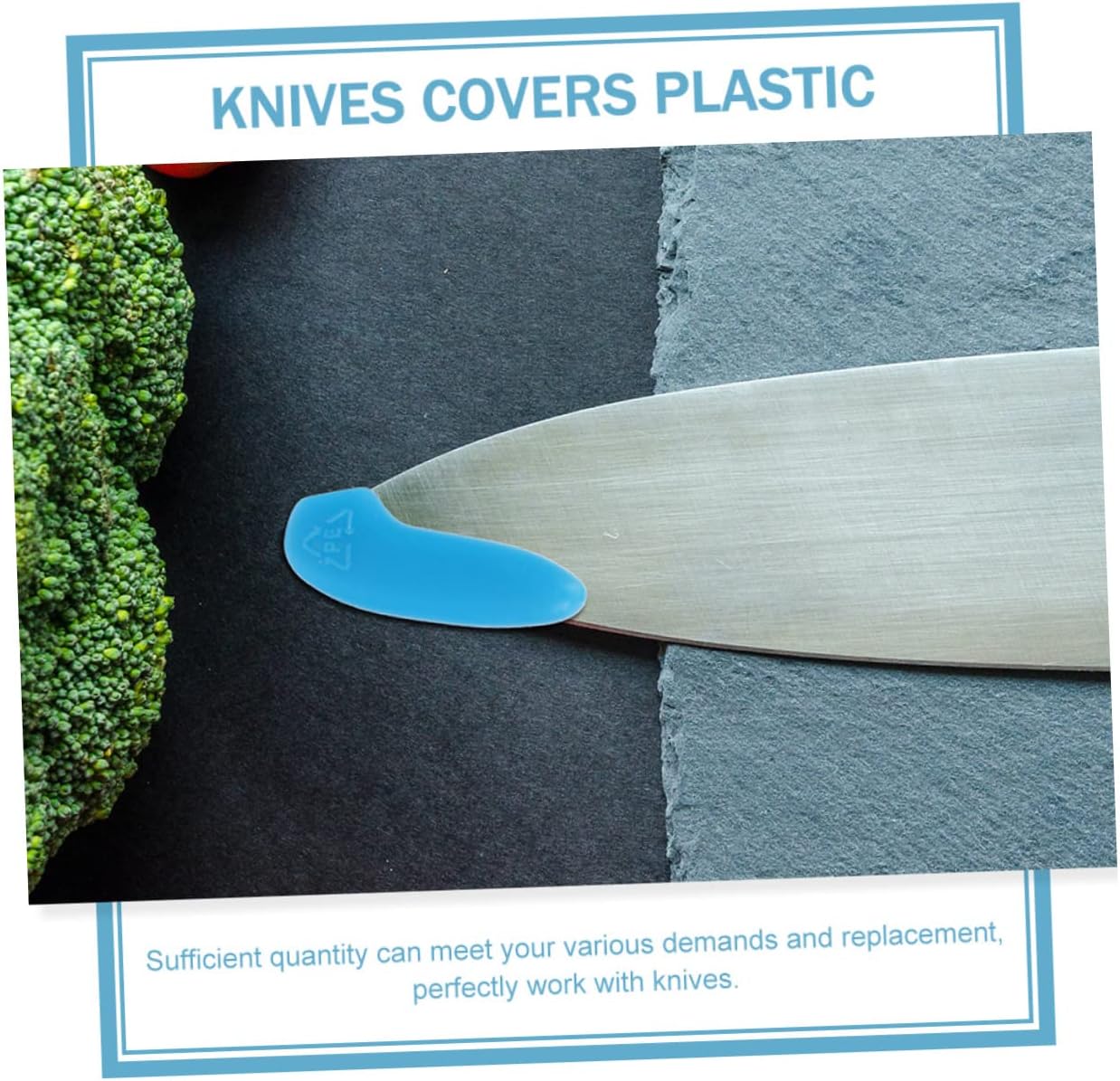 25-Piece LABRIMP Plastic Knife Tip Protectors