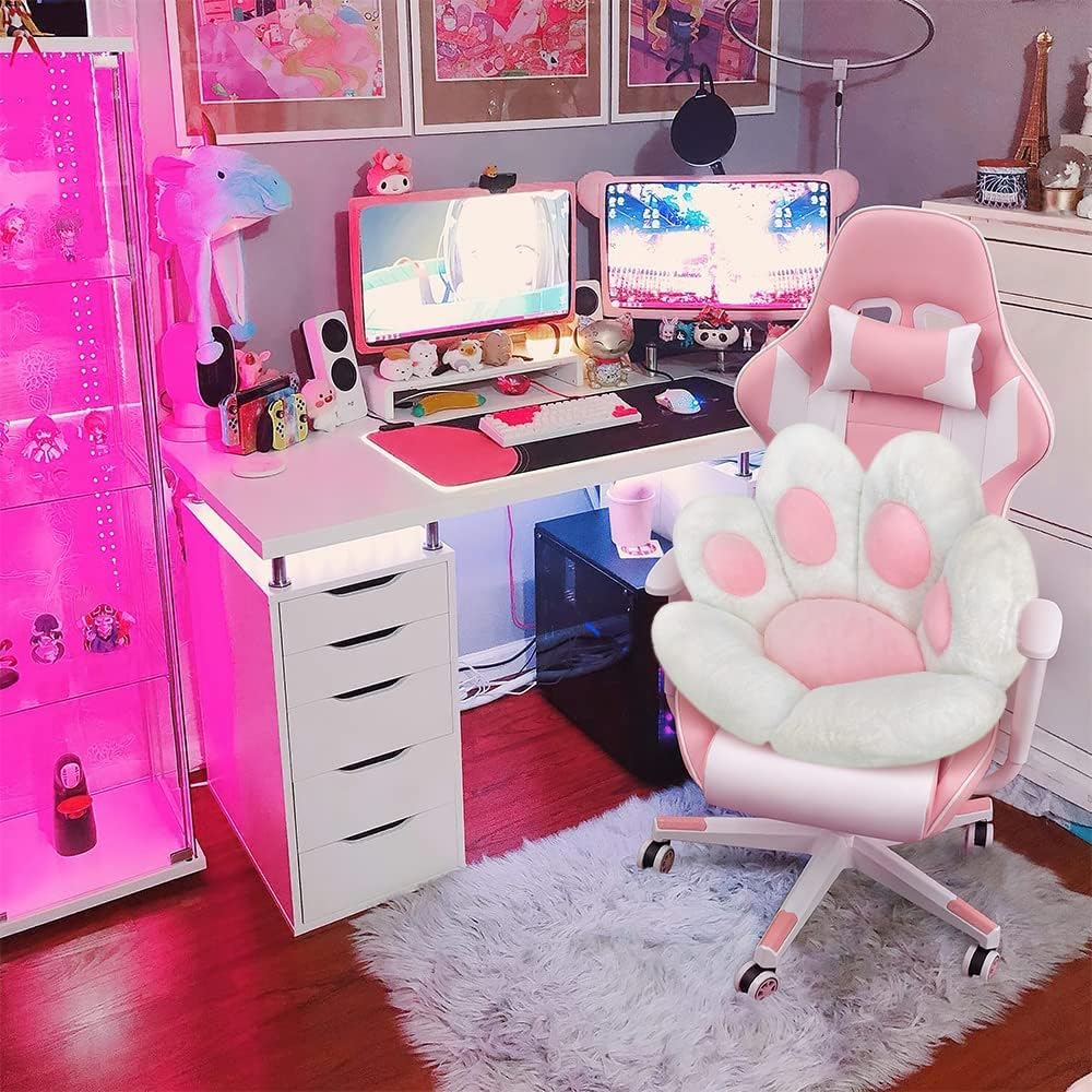 COMFY Kawaii Cat Paw Cushion for Gamers
