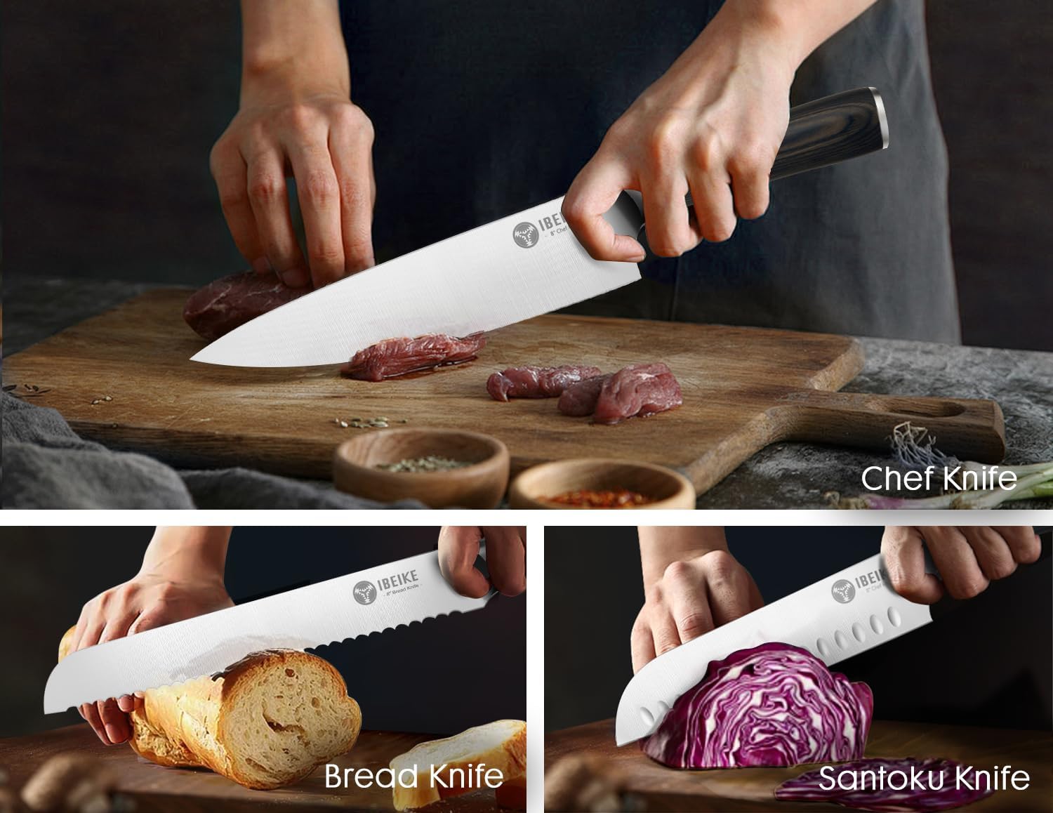 7-Piece Kitchen Knife Set