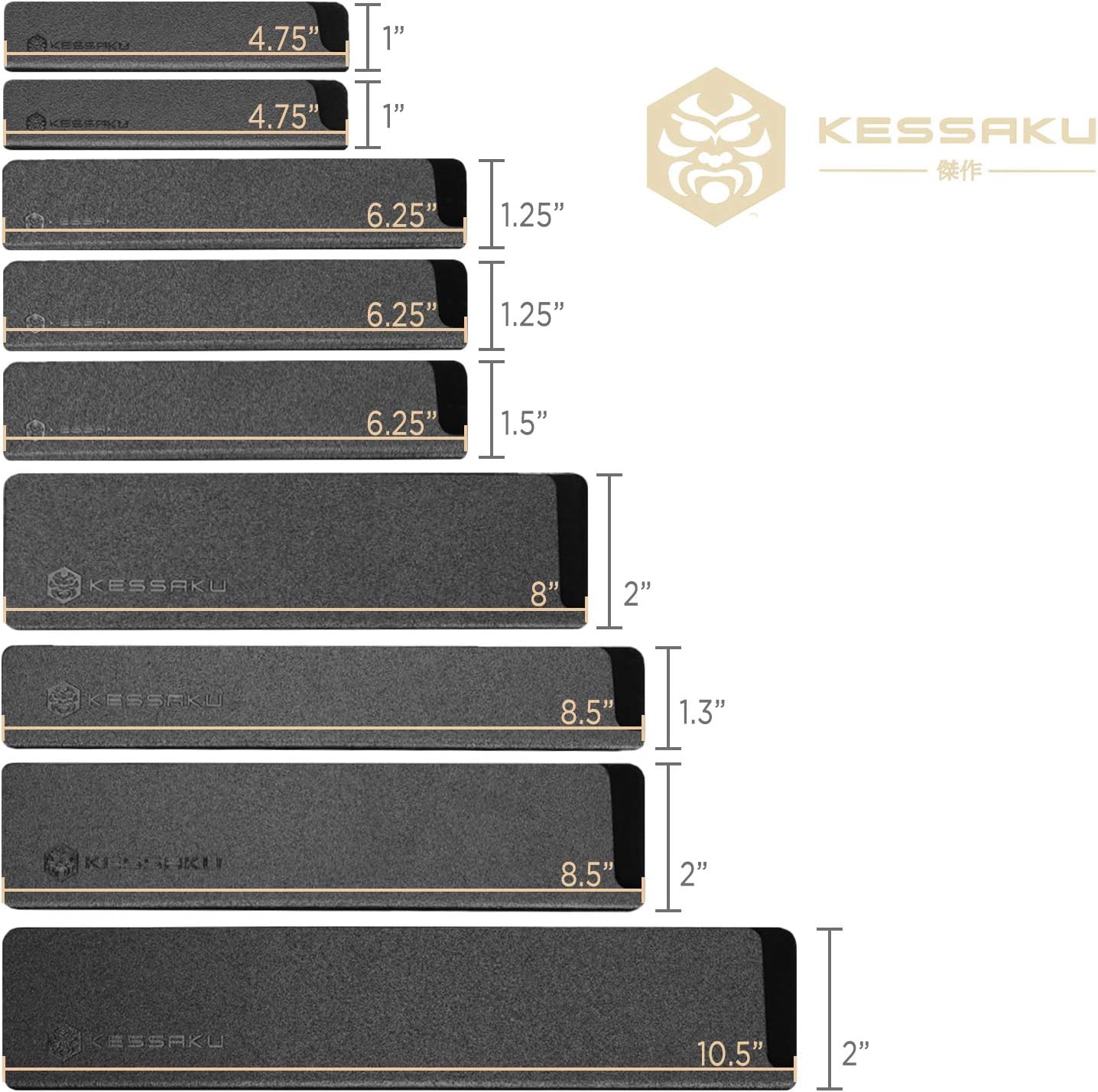 9-Piece BPA-Free Knife Guards Set