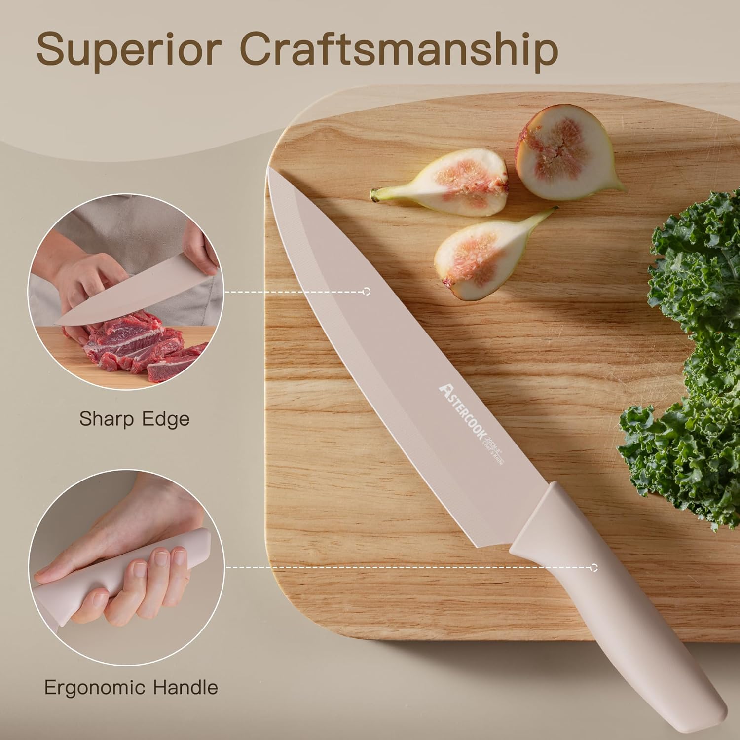 Versatile 13-Piece Kitchen Knife Set