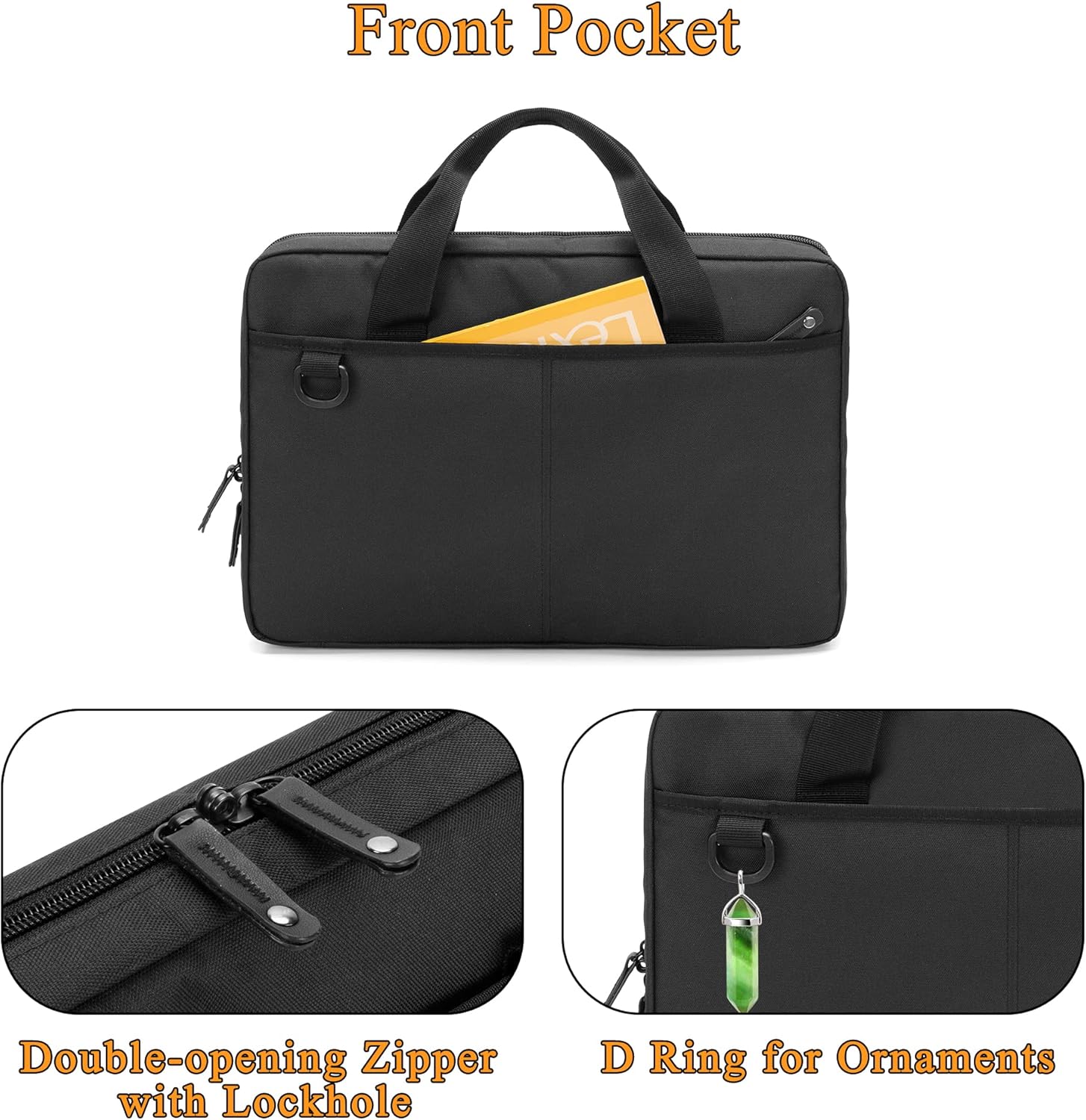 Samdew Chef Knife Bag with 20 Slots and Lockhole