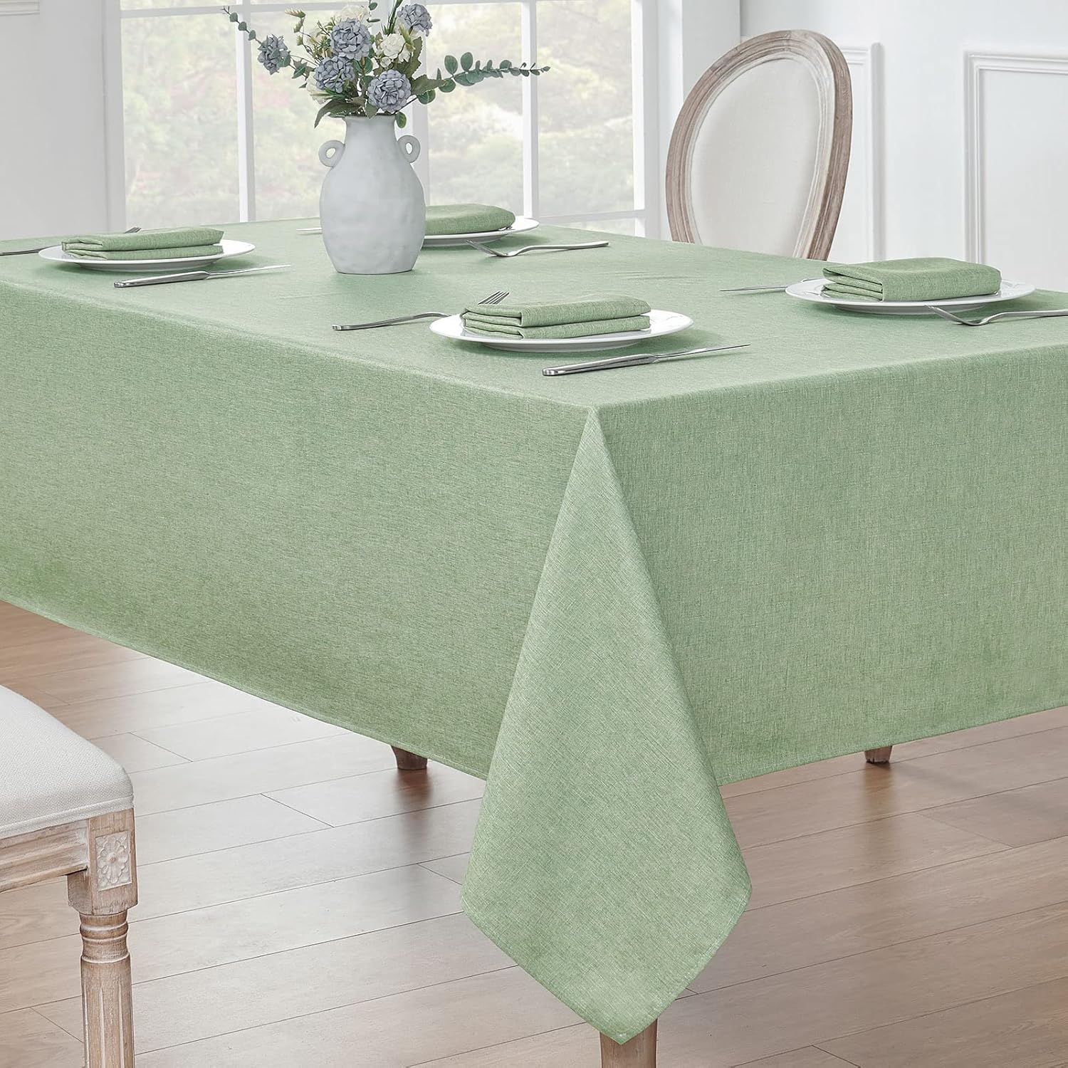 Premium 60x84 inch Sage Green Rectangle Tablecloth