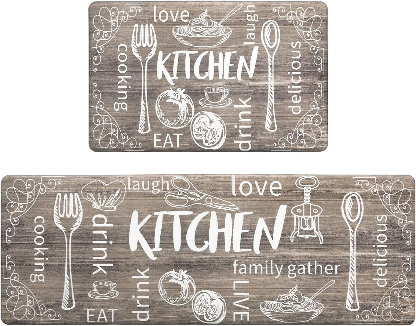 Experience Better Comfort with the HEBE Anti-Fatigue Kitchen Mat Set