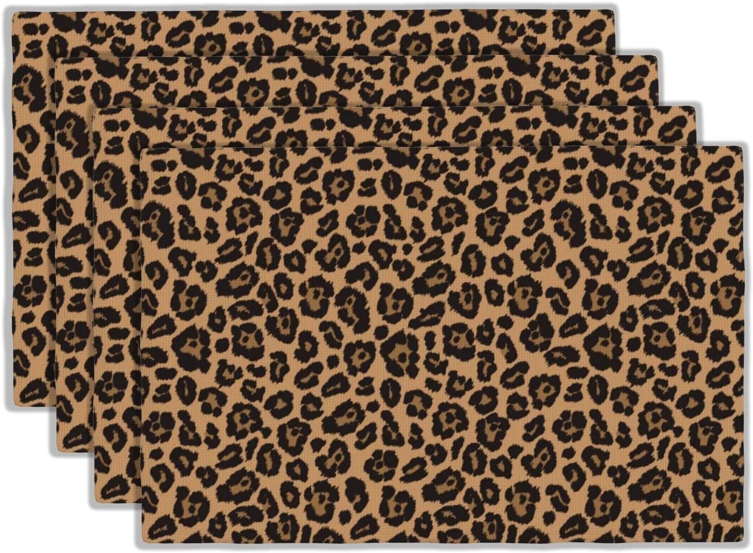 African Leopard Placemats Set of 4