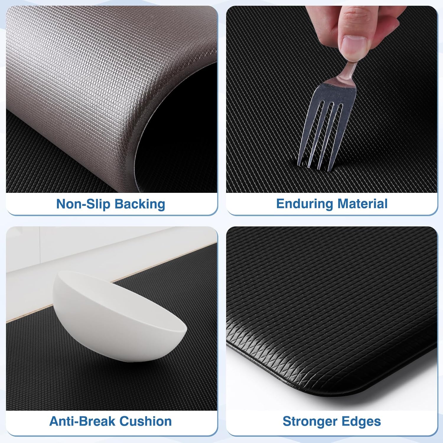 StepRite Anti-Fatigue Kitchen Mats Perfect for Standing Cleaning