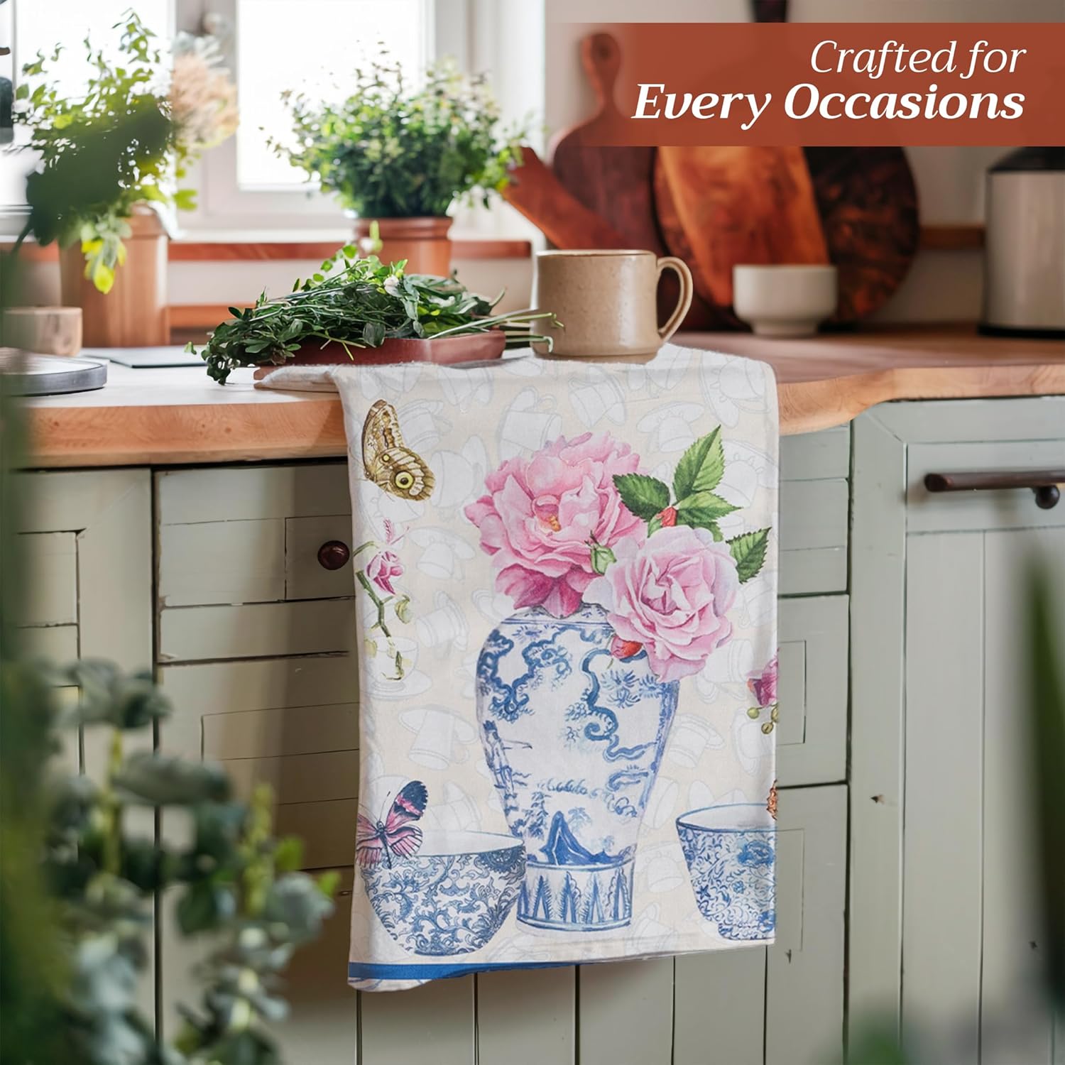 Maison dHermine Dish Towels Set of 3 2750 x 20 Cotton Kitchen Towels