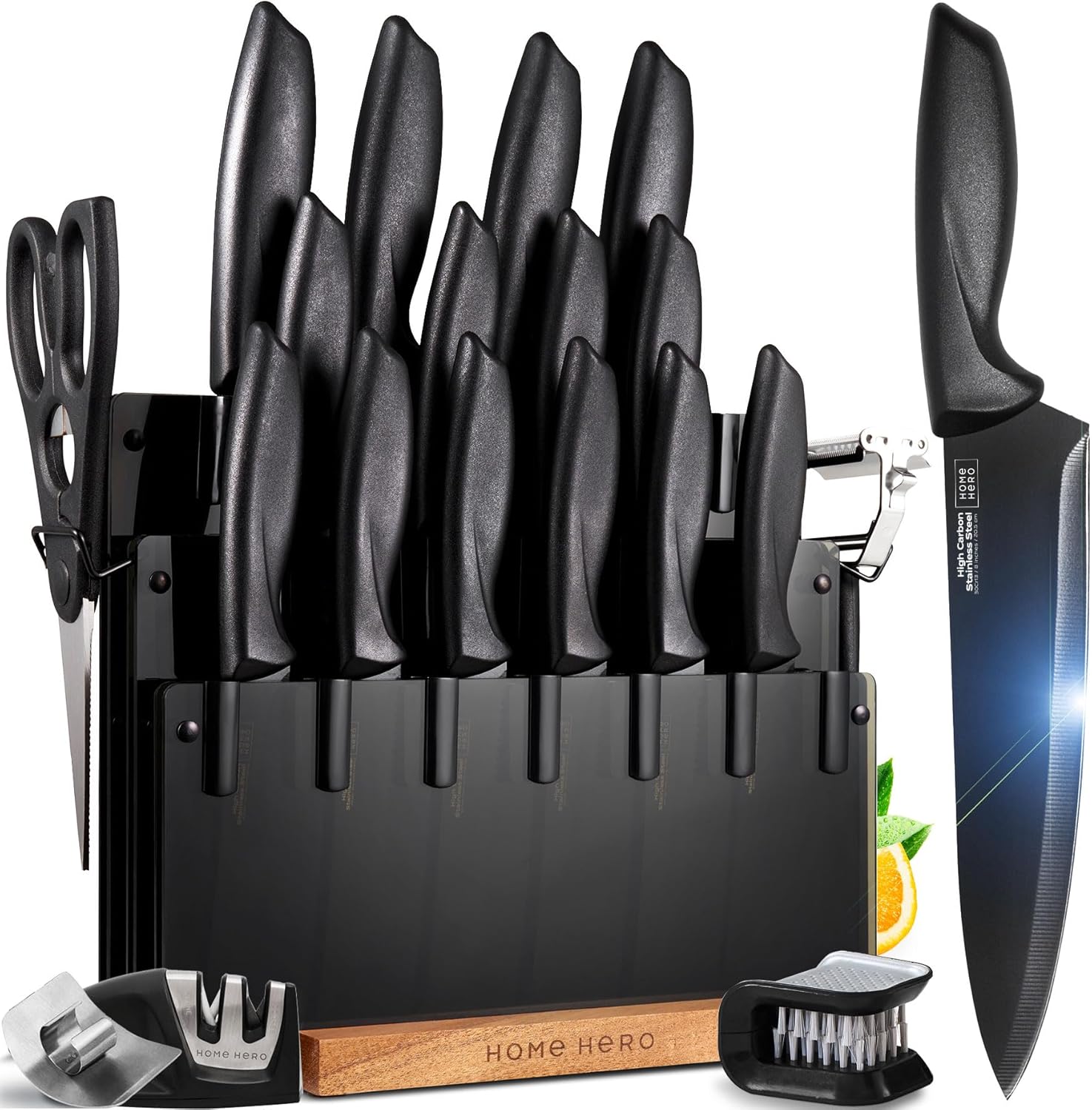 Ergonomic Kitchen Knife Set with Precision