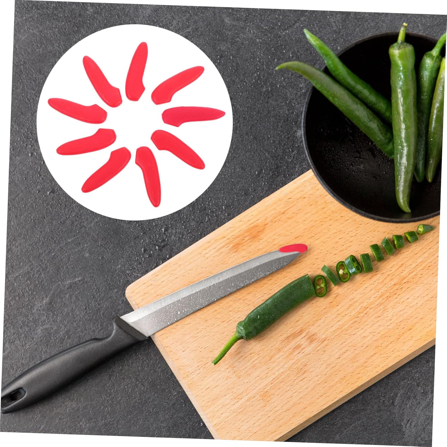 Garneck 50-Piece Plastic Tip Covers Kitchen Utility Protector