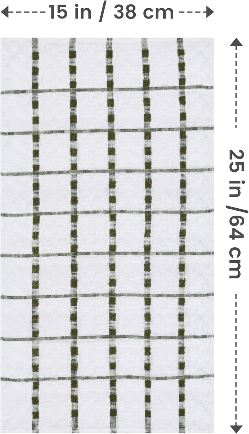 Utopia Towels 12 Pack Dish Towels Dusty Olive