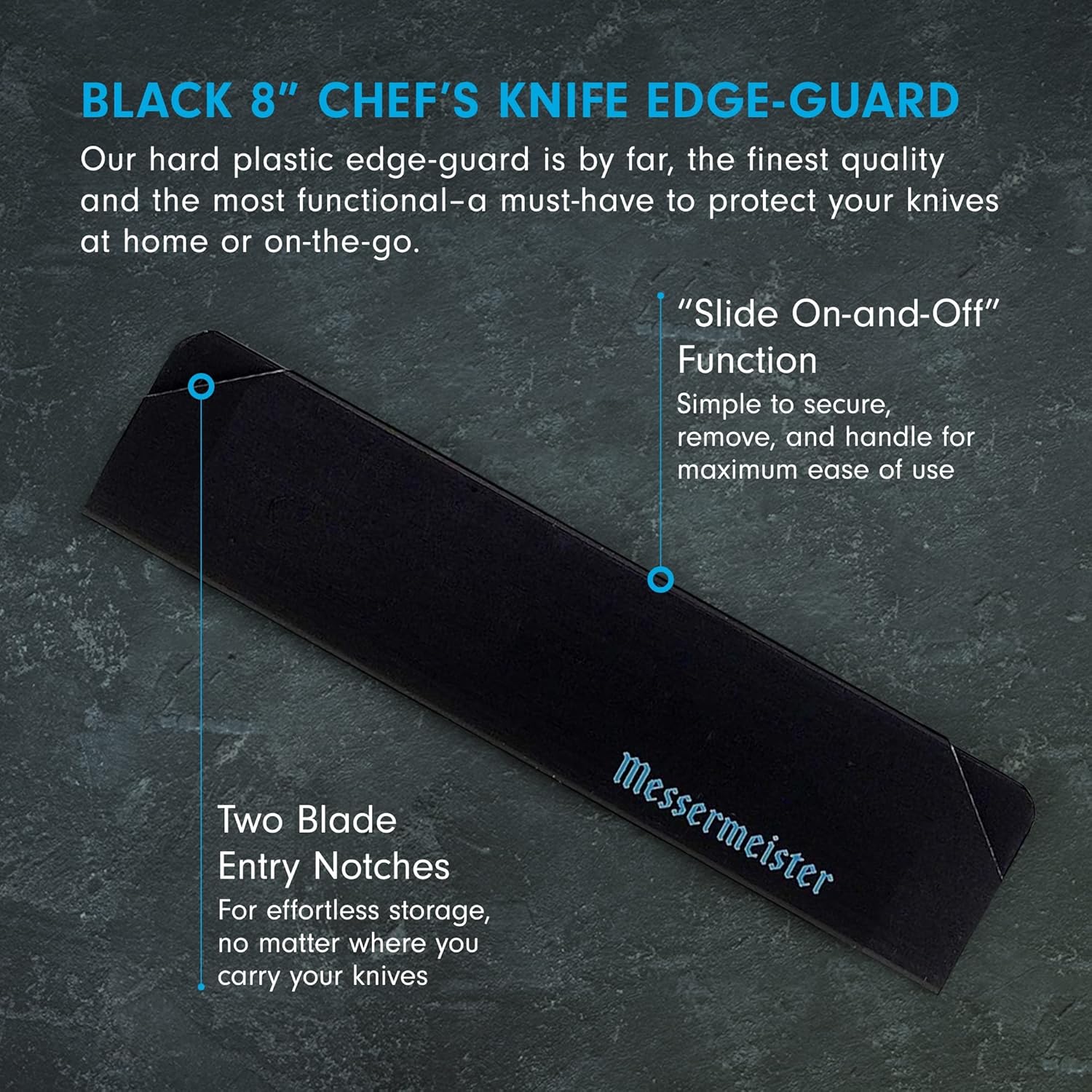 FASHIONABLE KNIFE PROTECTOR - 8 Edge-Guard by Messermeister