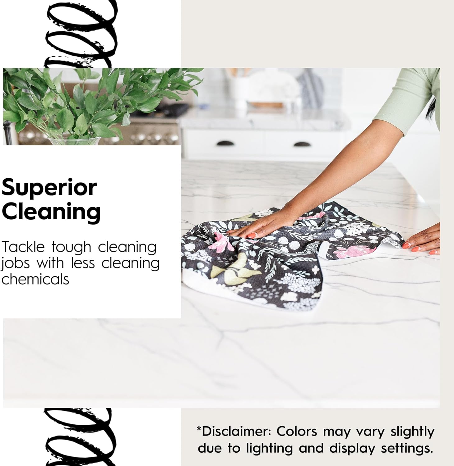 GEOMETRY Kitchen Tea Towels - Cherry Limeade Set