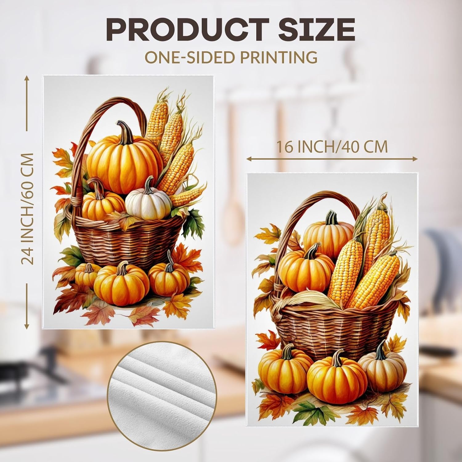 Fall Kitchen Dish Towels Set