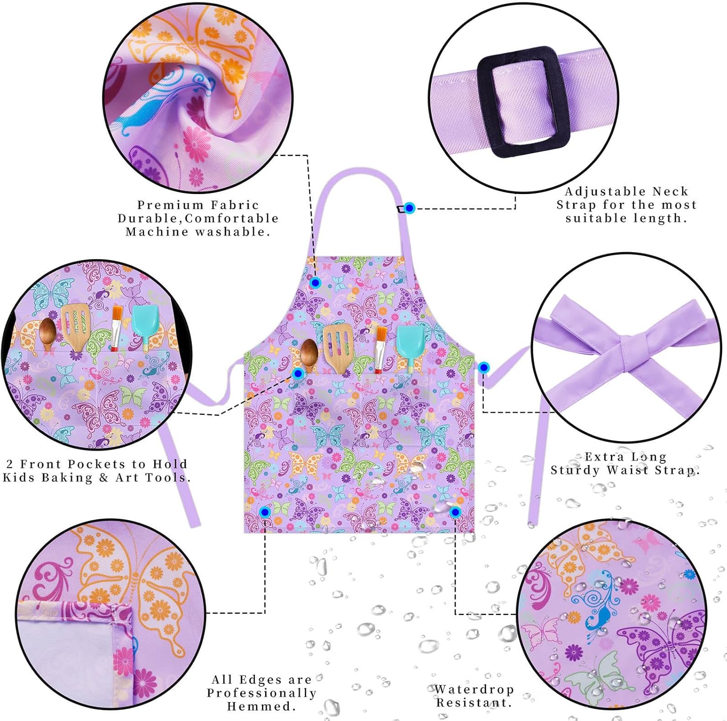 Kids Chef Hat Apron Set