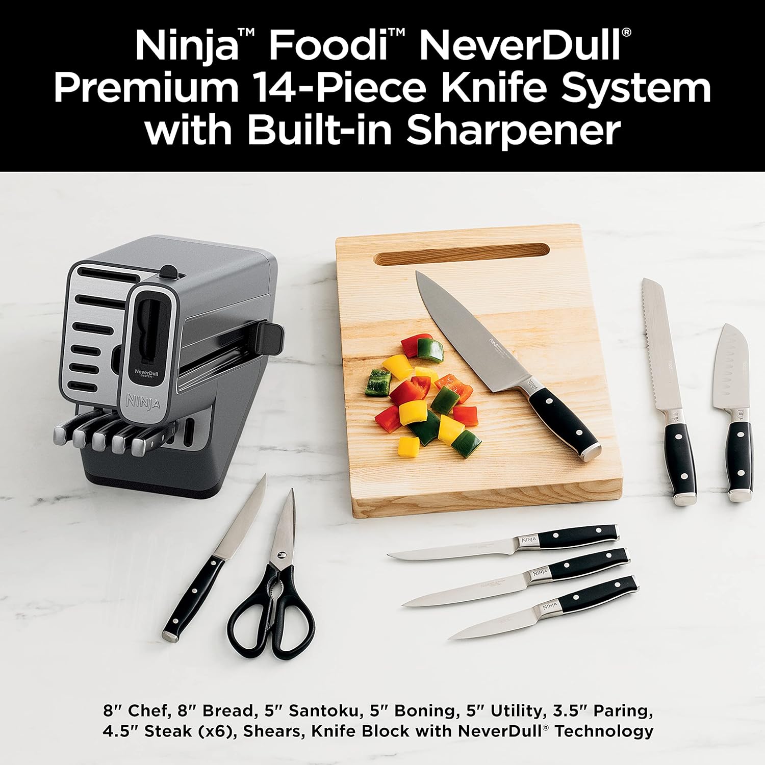 Ninja Chefs Knife Set - German-Grade Stainless Steel