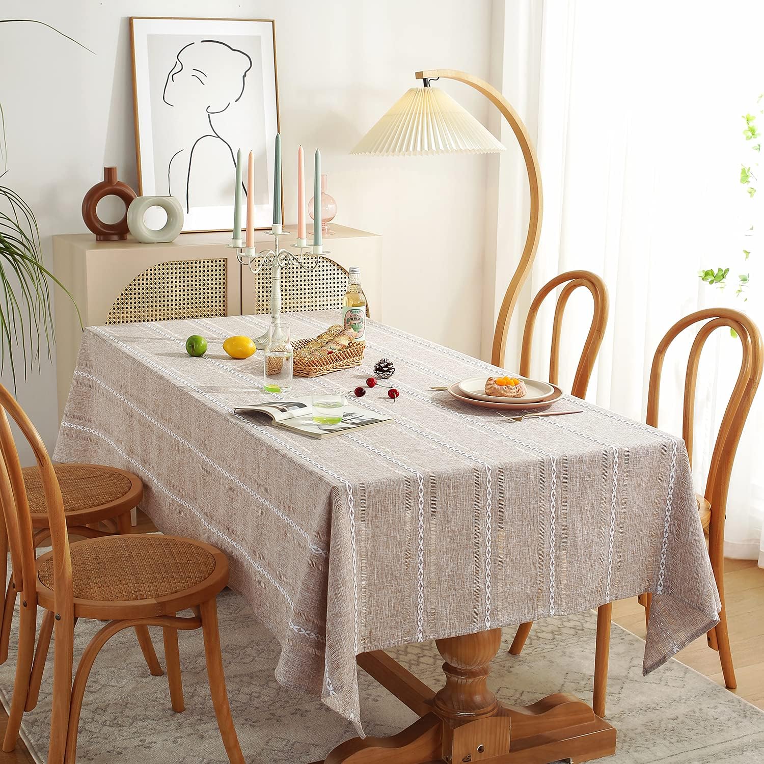 Chaussies 60x84 Inch Linen Tablecloth