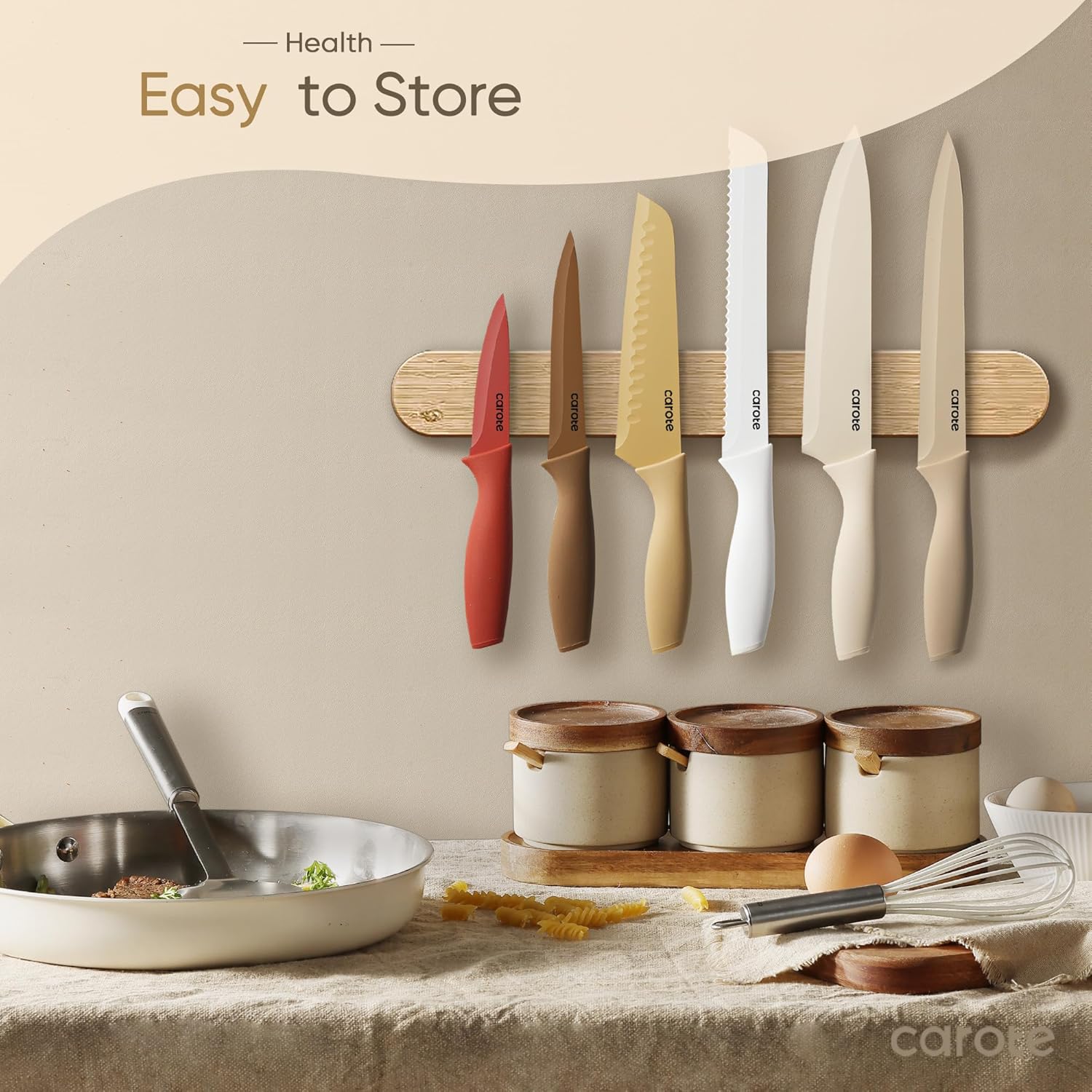 Razorsharp 12-Piece Set Stainless Steel with Ceramic Coating Ergonomic Handle