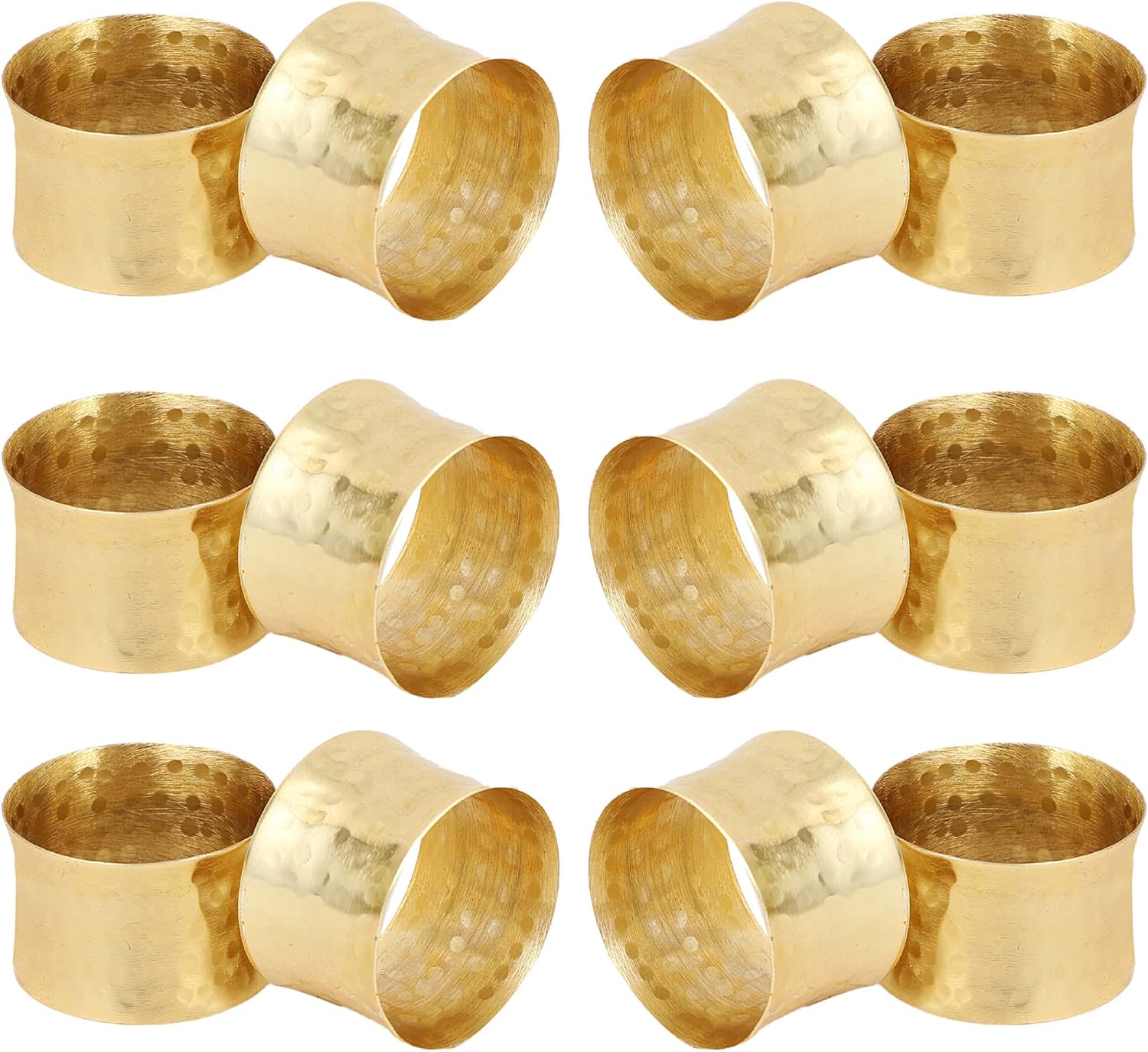 Handmade Round Napkin Rings Holder Set of 12