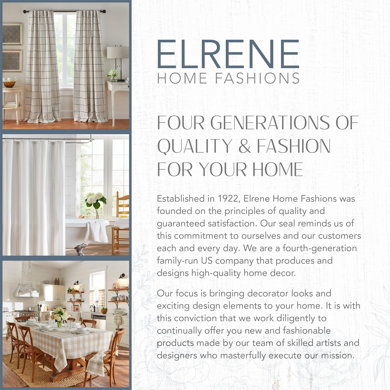 Elrene Home Fashions Capri Lemon Double-Bordered Mediterranean SpringSummer Cloth Napkins