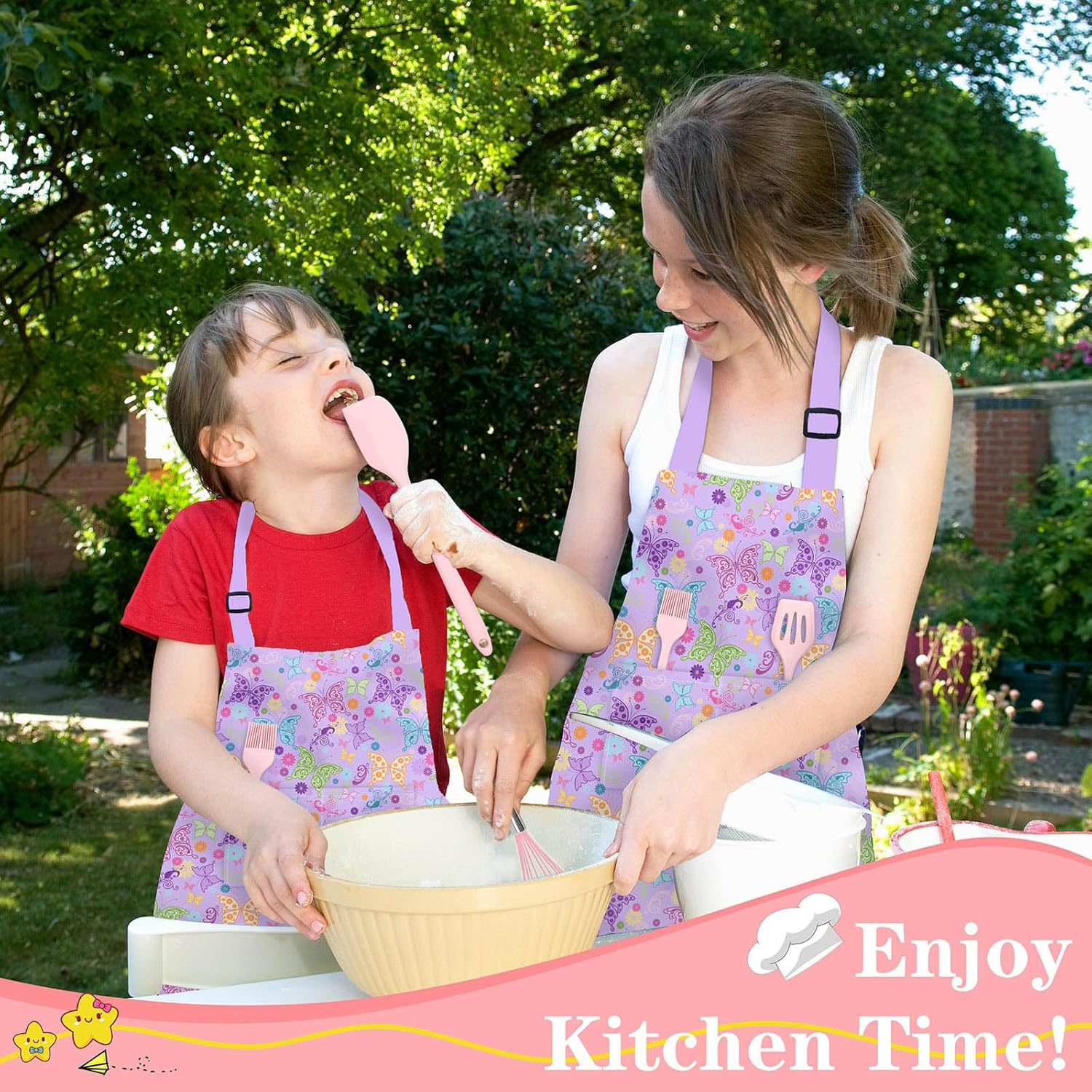 Kids Chef Hat Apron Set