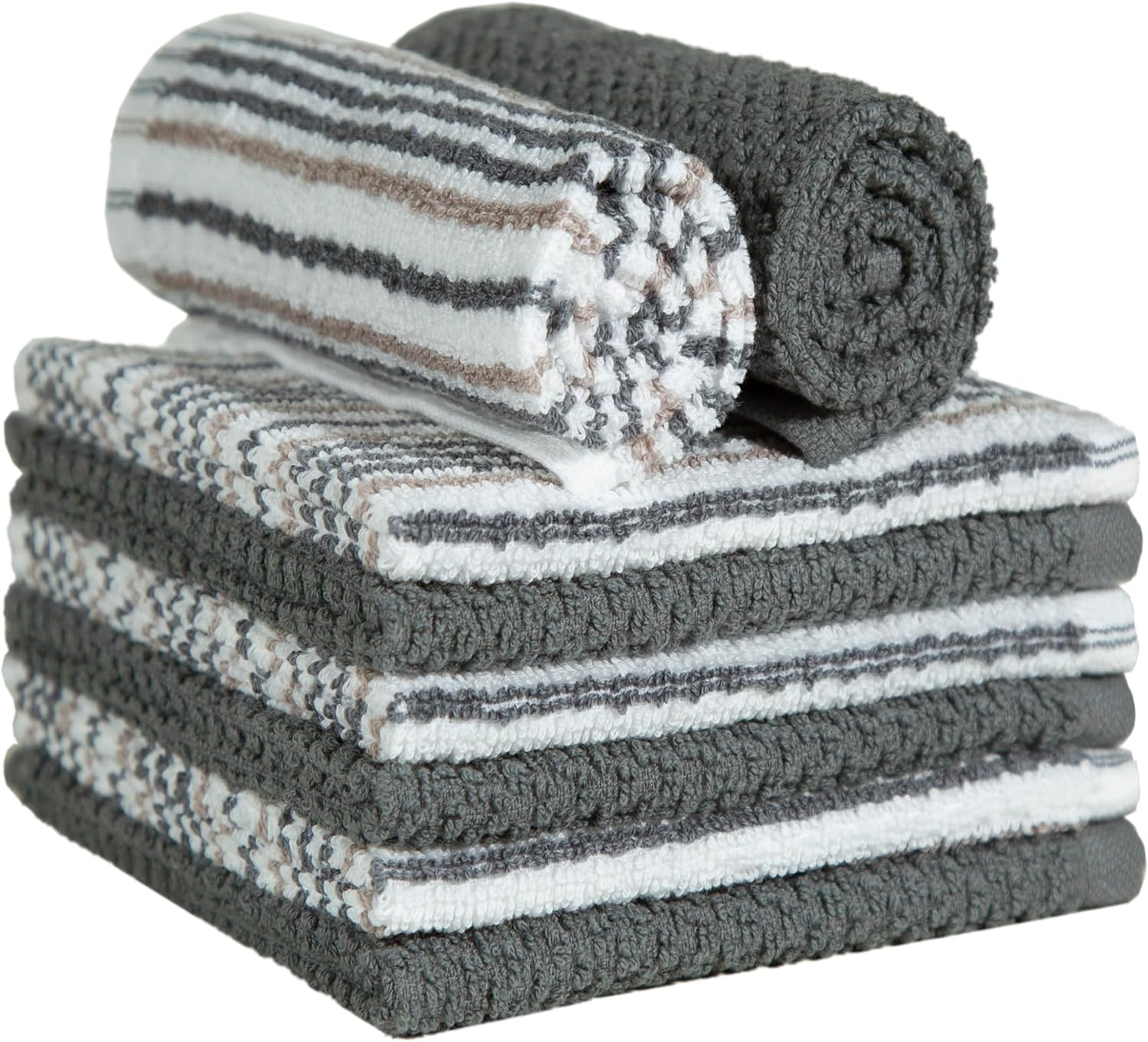 12x12 Cotton Towels - Reusable Machine Washable Highly Absorbent 100 Soft