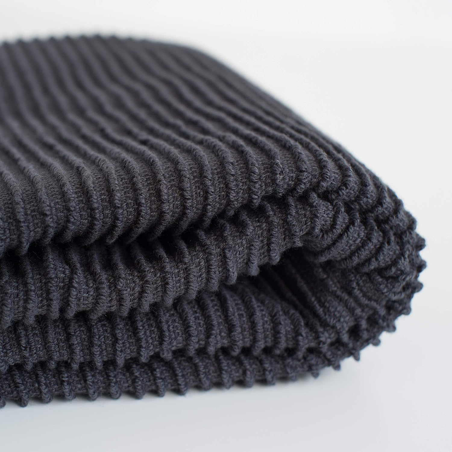 Ripple Kitchen Towel Set 2 Piece Black