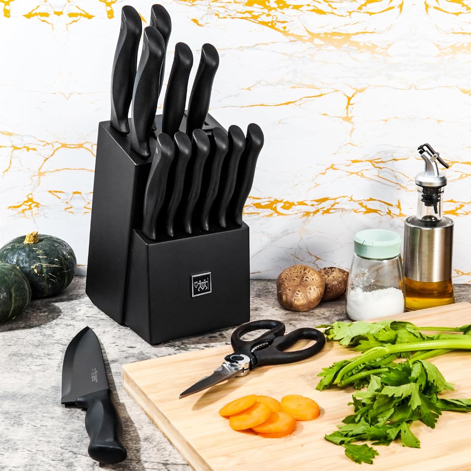 HUNTERDUAL 15-Piece Knife Set