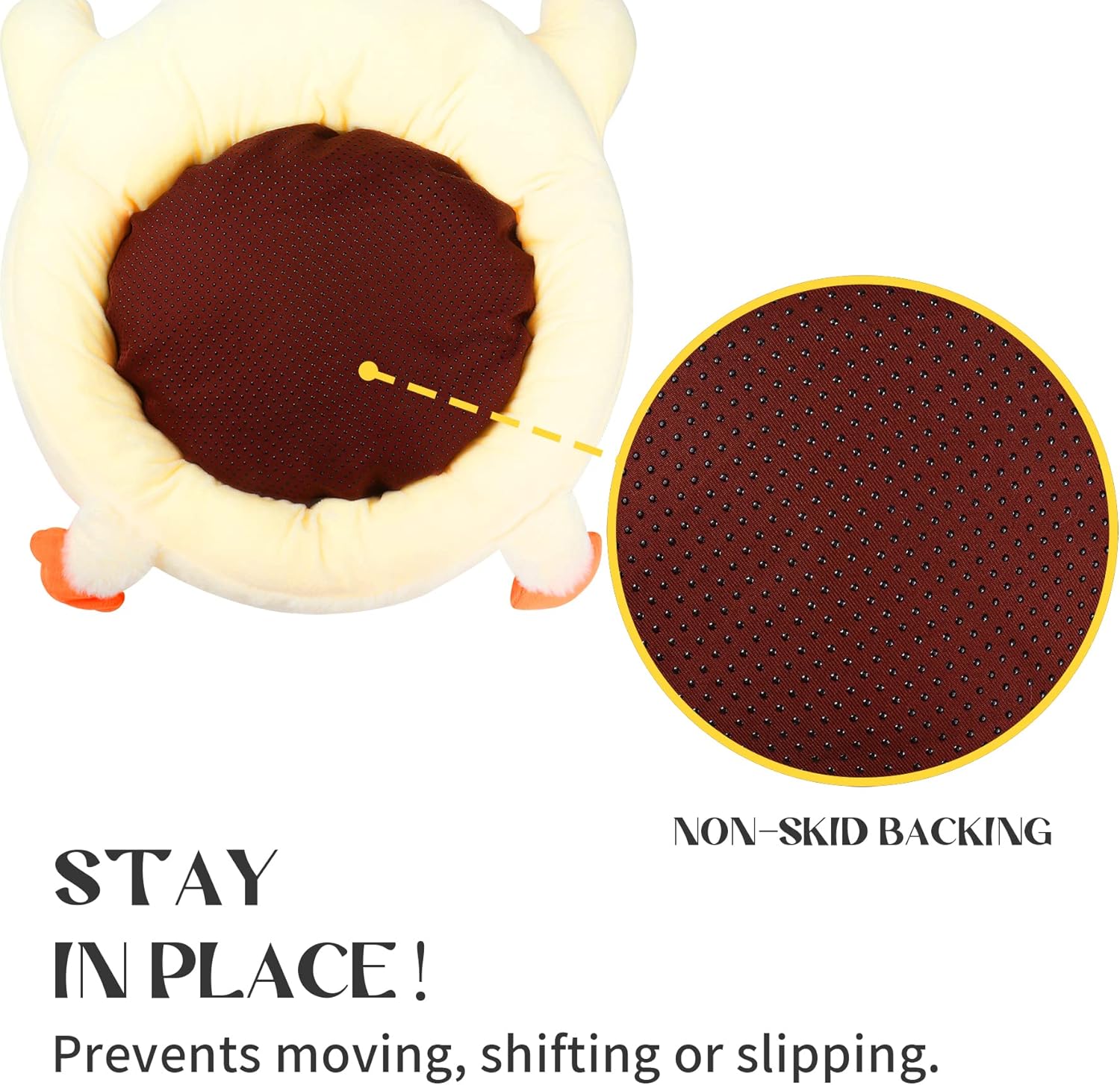 Fortunings JDS Cute Cartoon Seat Cushion for Kids Adults