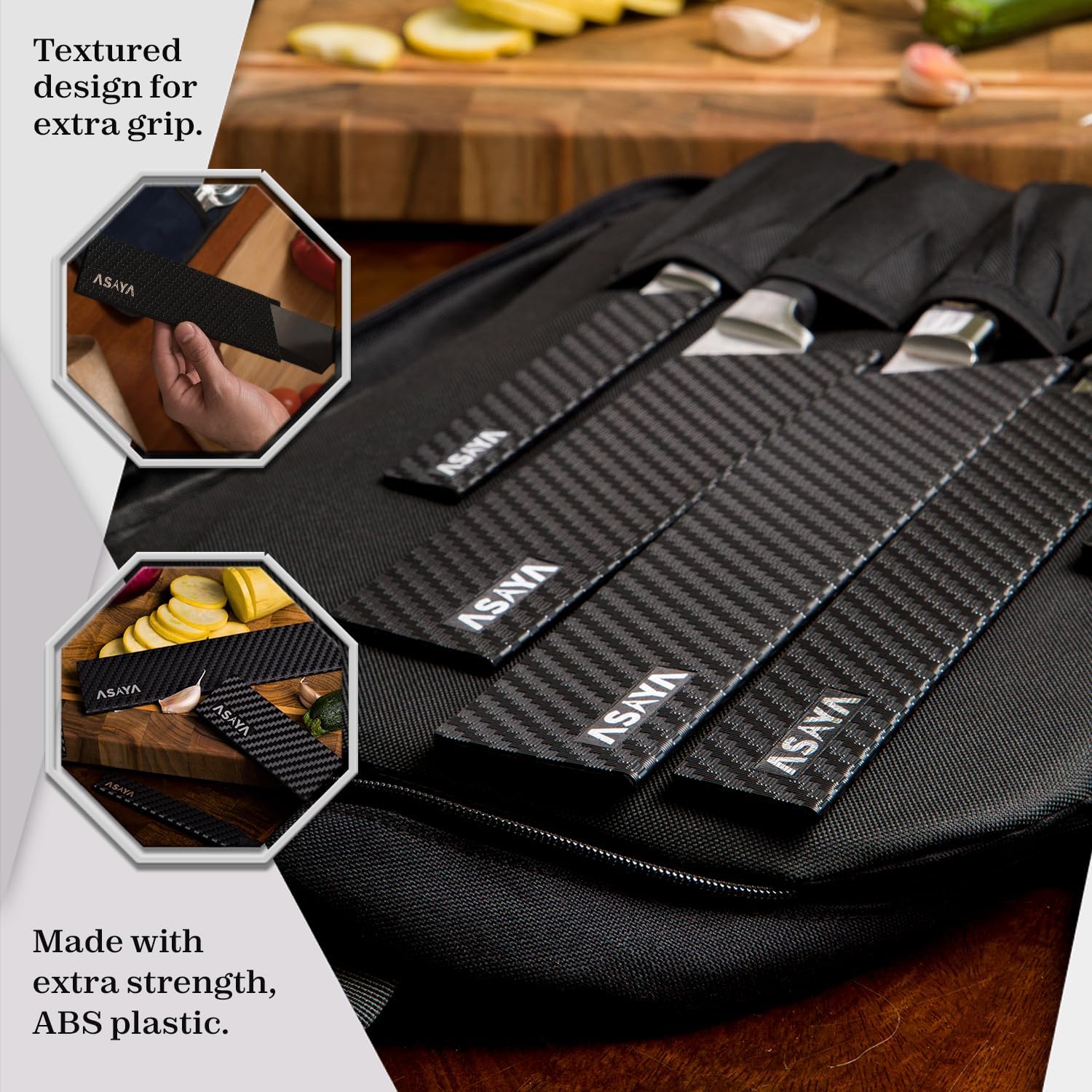 Asaya Professional Knife Edge Guards 6Pcs