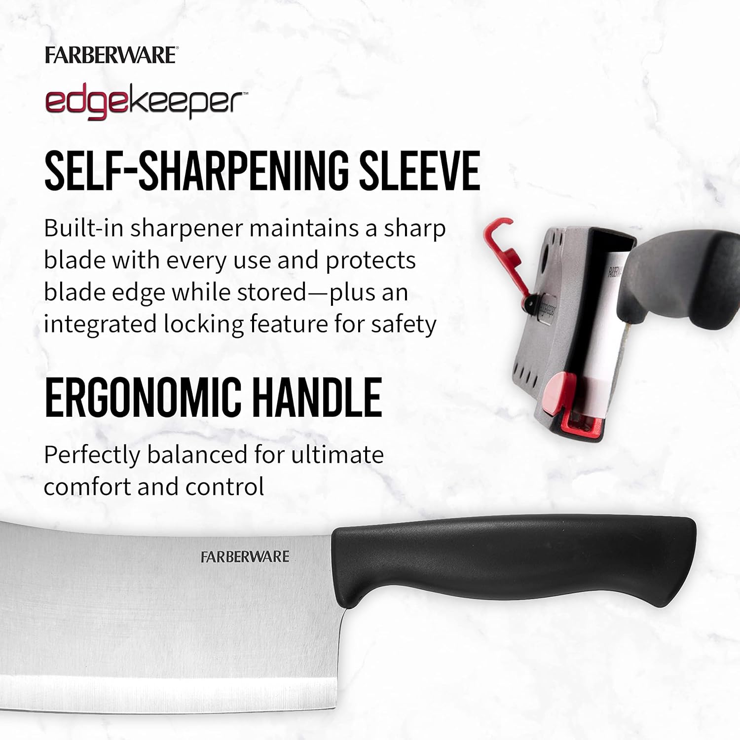 Farberware 5209950 Precision 6-Inch Cleaver