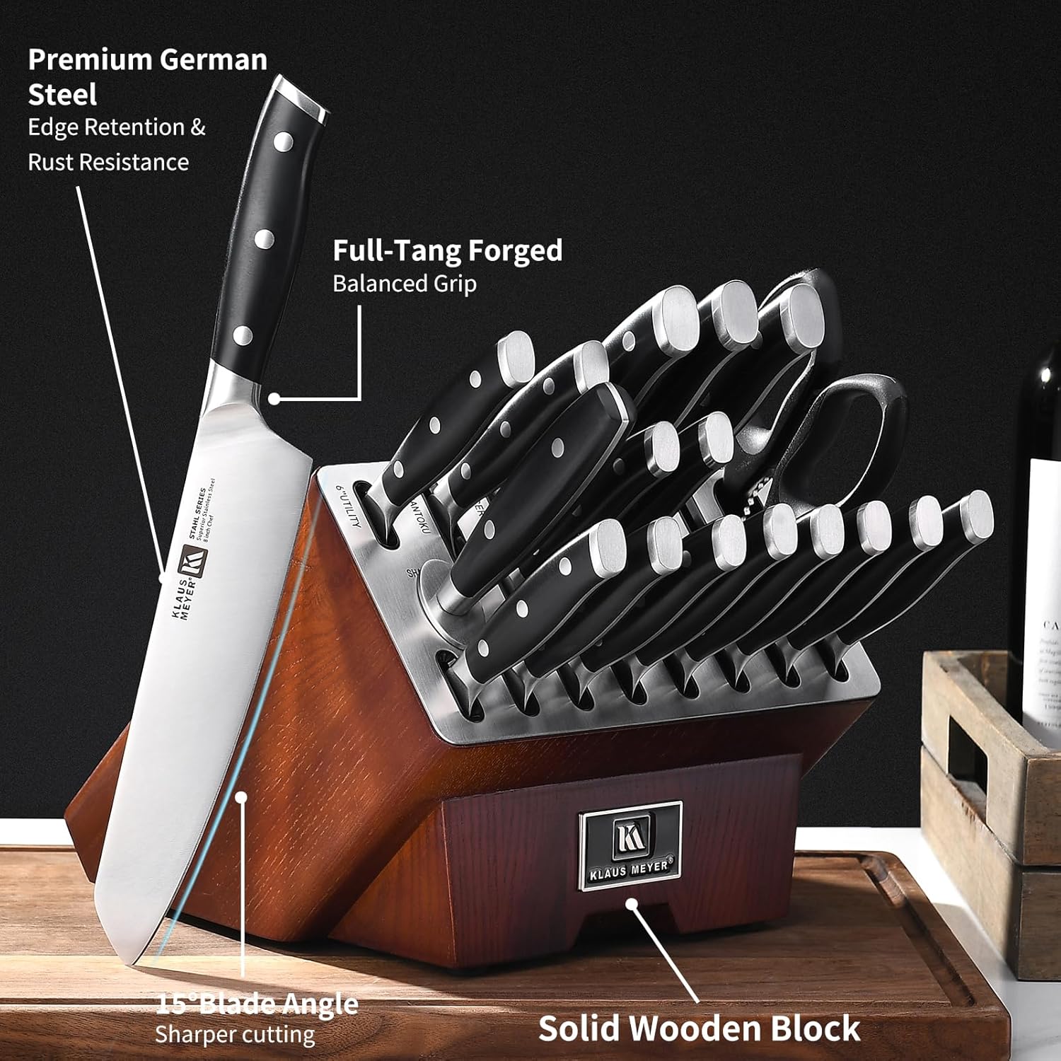 StHL 19-Piece Knife Block Set