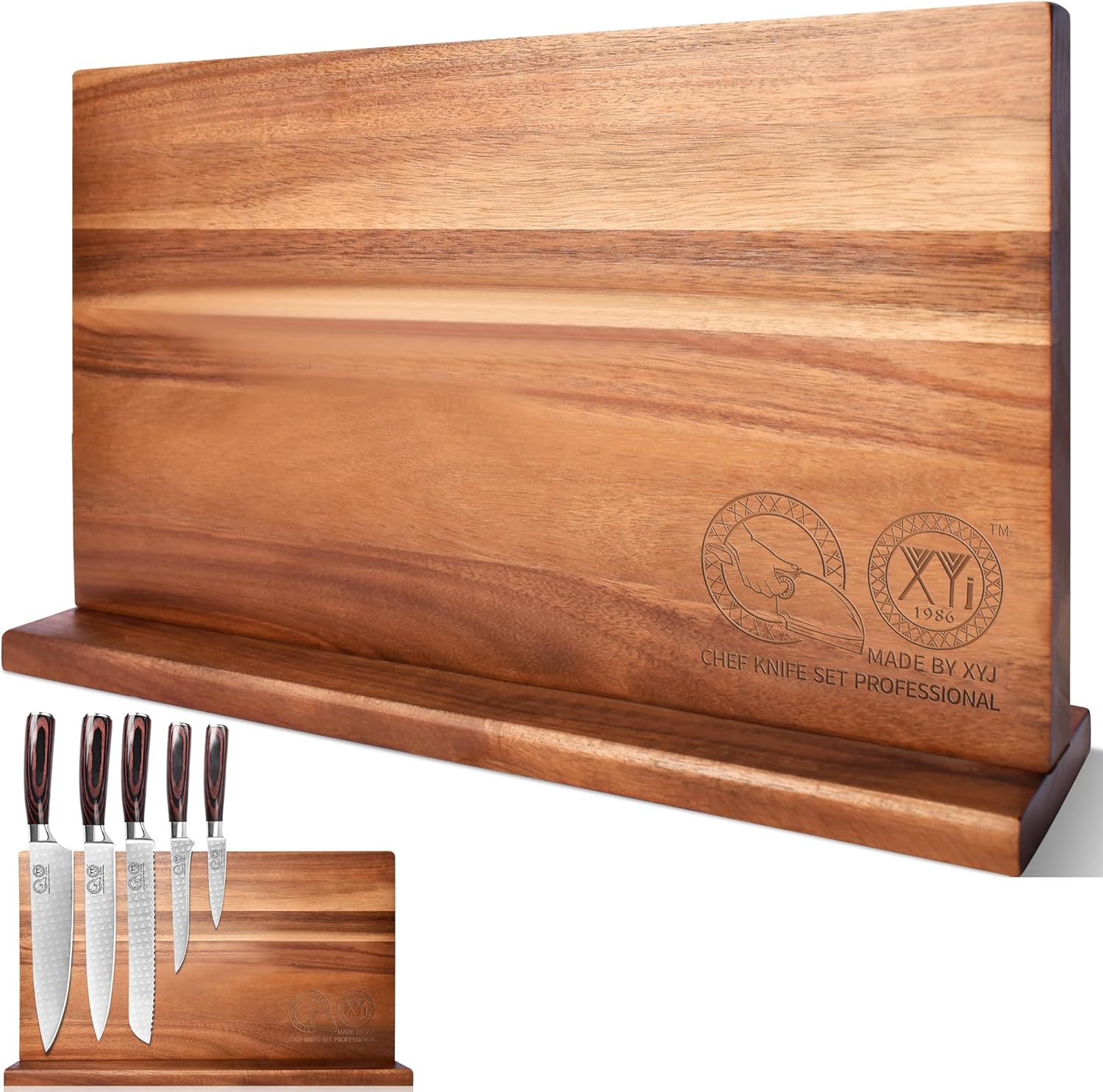XYJ Extra Large Magnetic Knife Block