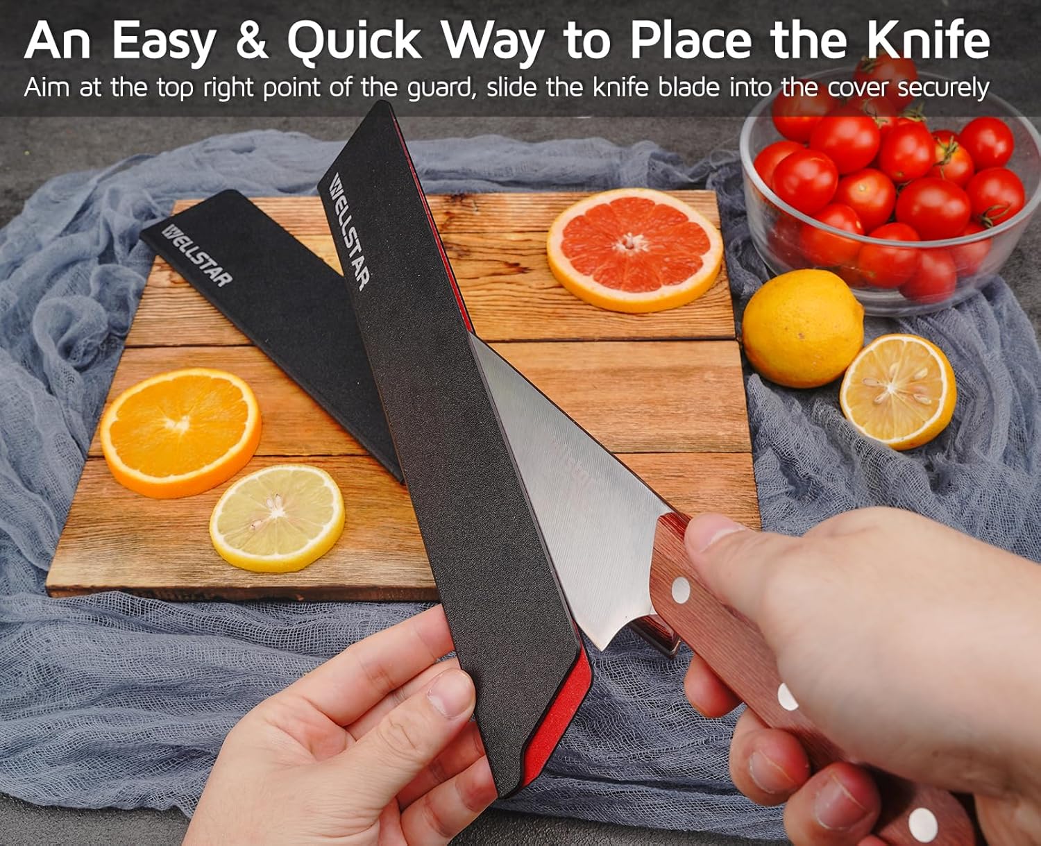 Double-Composition Knives Edge Guards Protect Your Precision Knives Effortlessly