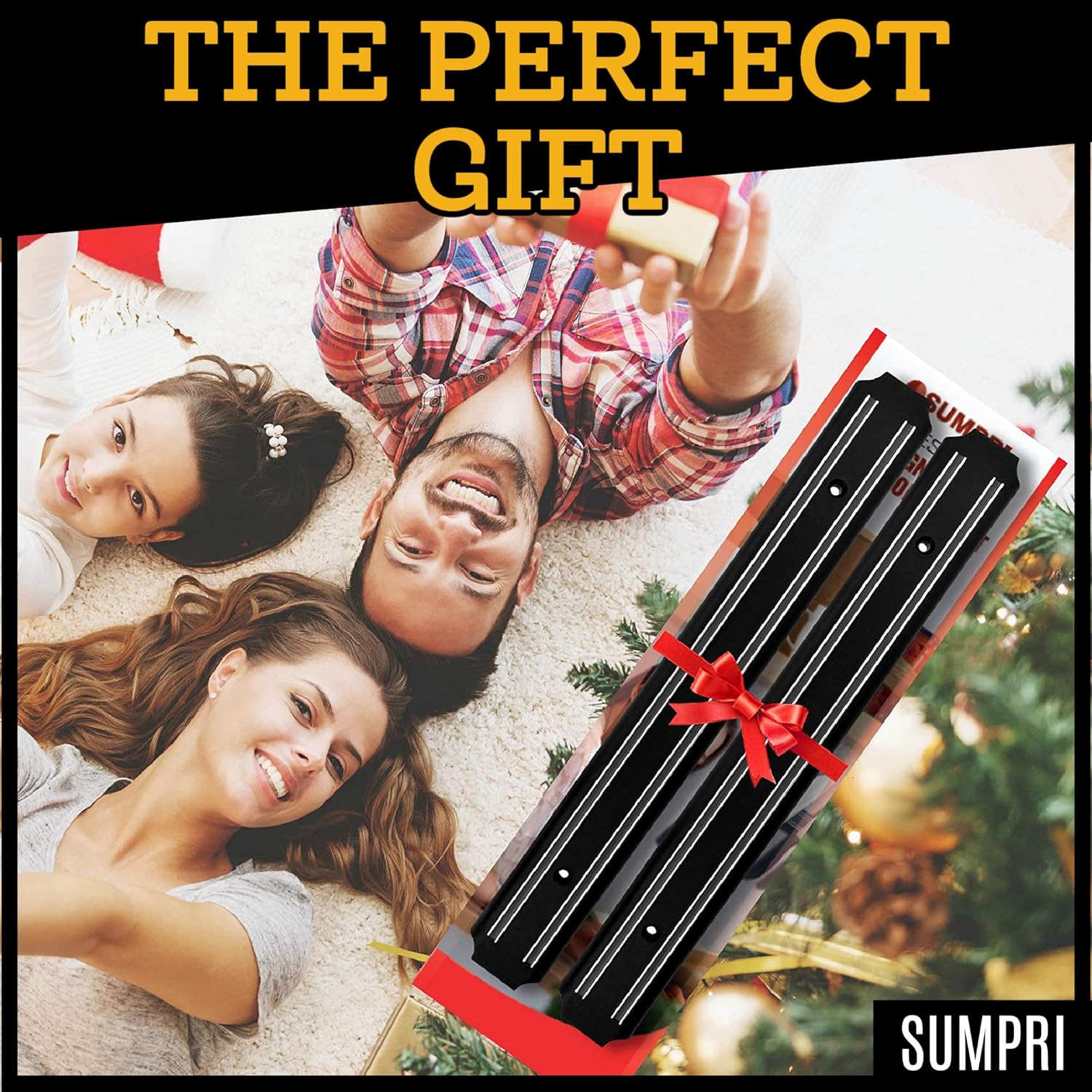 SUMPRI Magnetic Knife Holder Strip for Wall Set of 2 15 inch