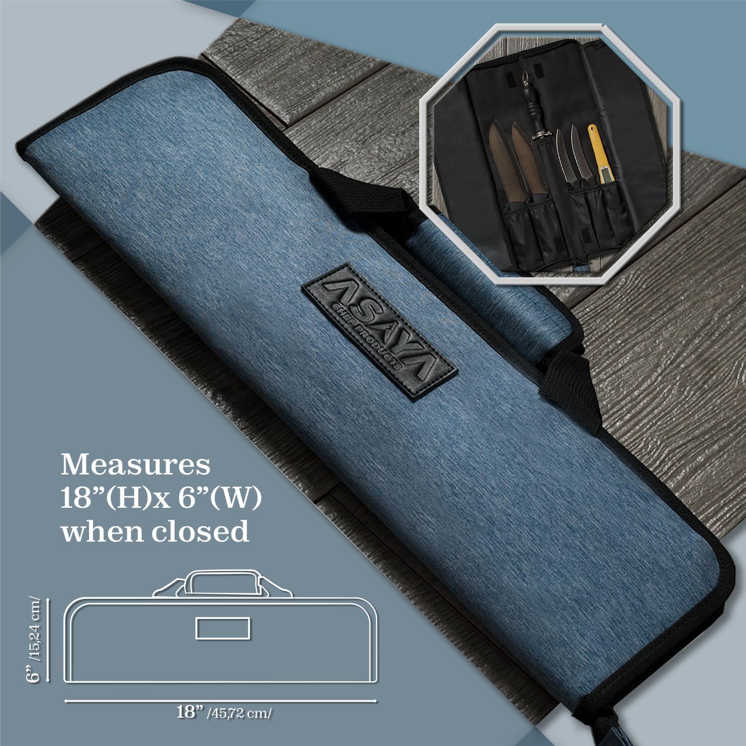 Durable knives travel case
