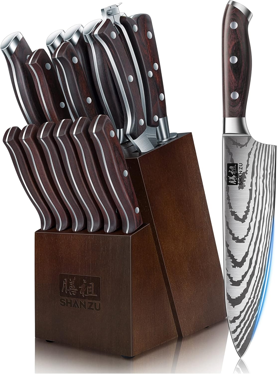 SHAN ZU Japanese Steel Knife Set