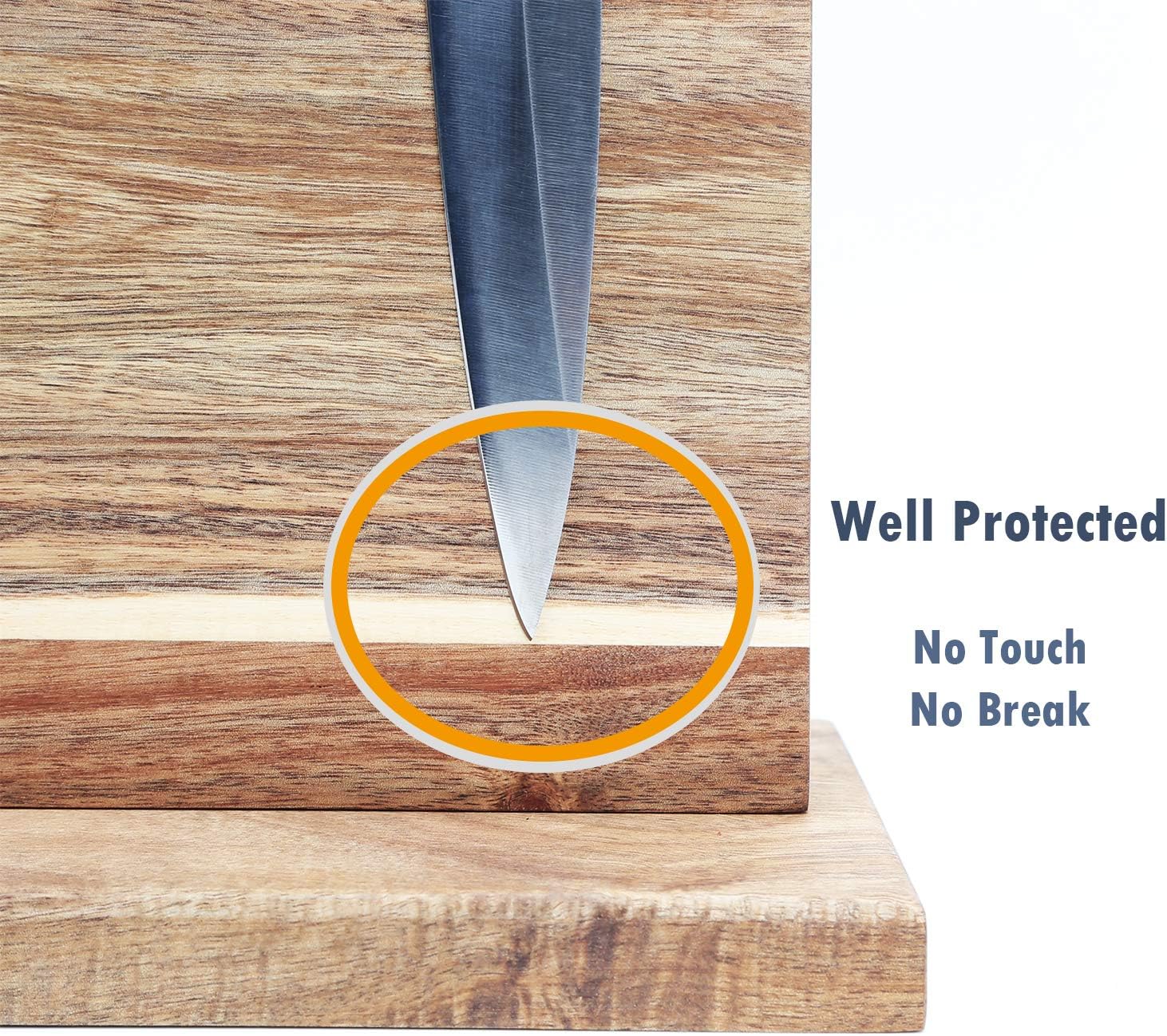 Resafy Magnetic Knife Holder - 16x12 inches for Durable Kitchen Storage