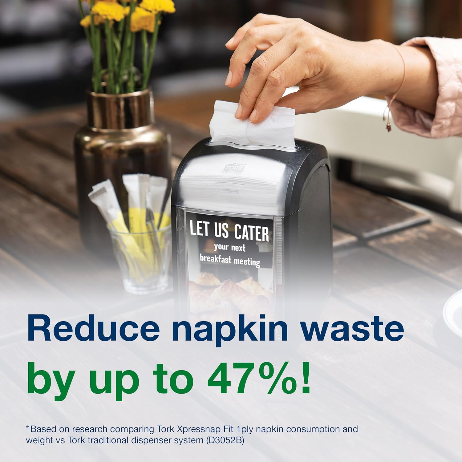 Tork Xpressnap Classic Stand Napkin Dispenser Black