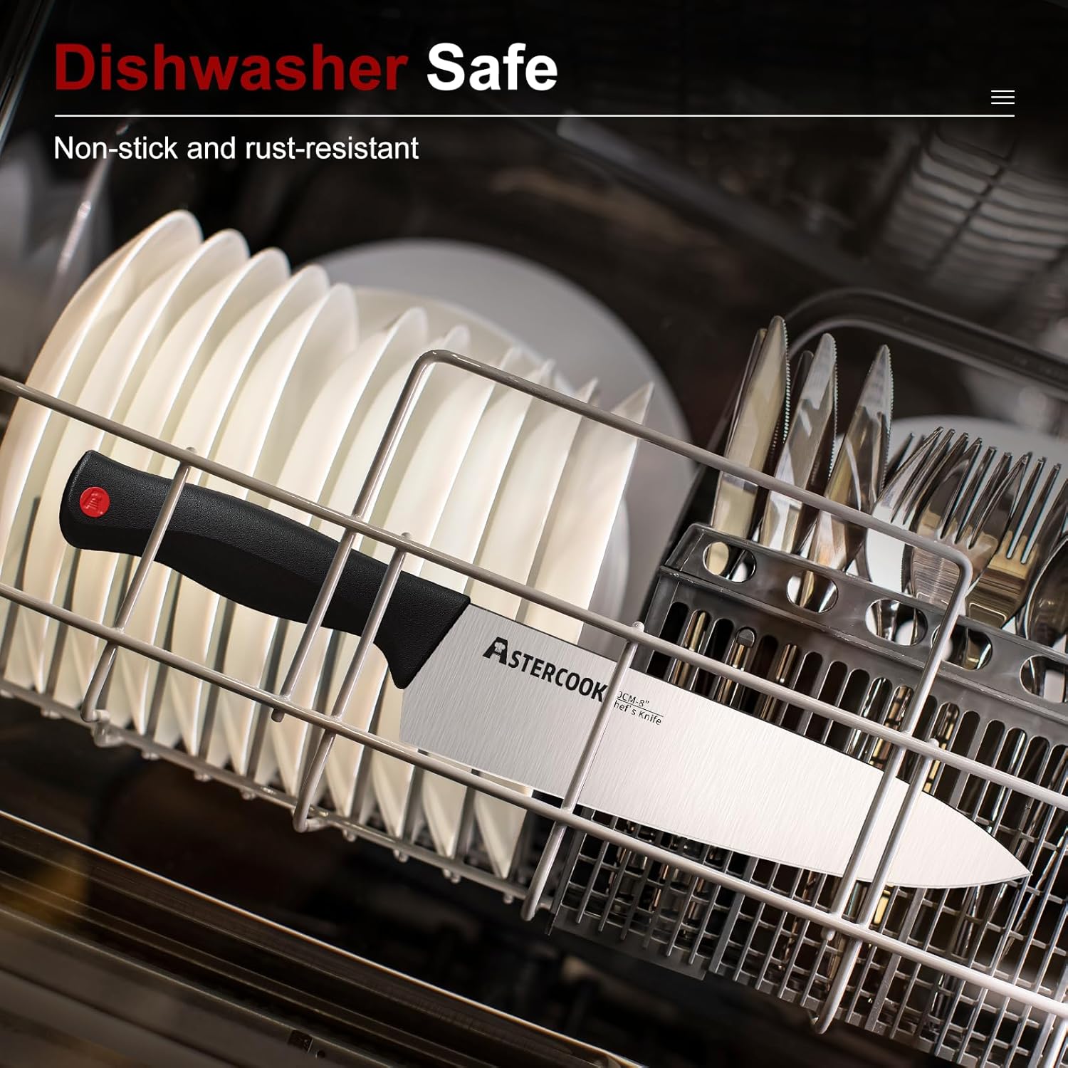 Astercooks 15-Piece Knife Set - Sharp Durable and Easy to Use