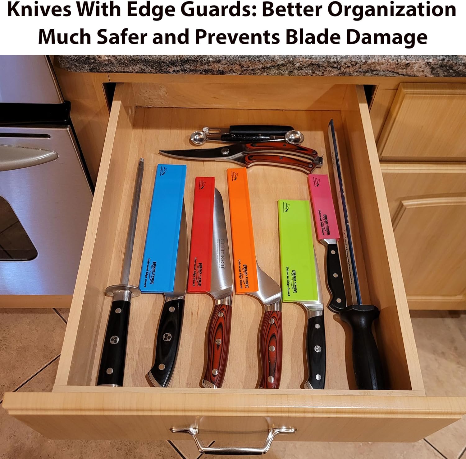 Ergo Chef 5pc Universal Knife Edge Guard Set