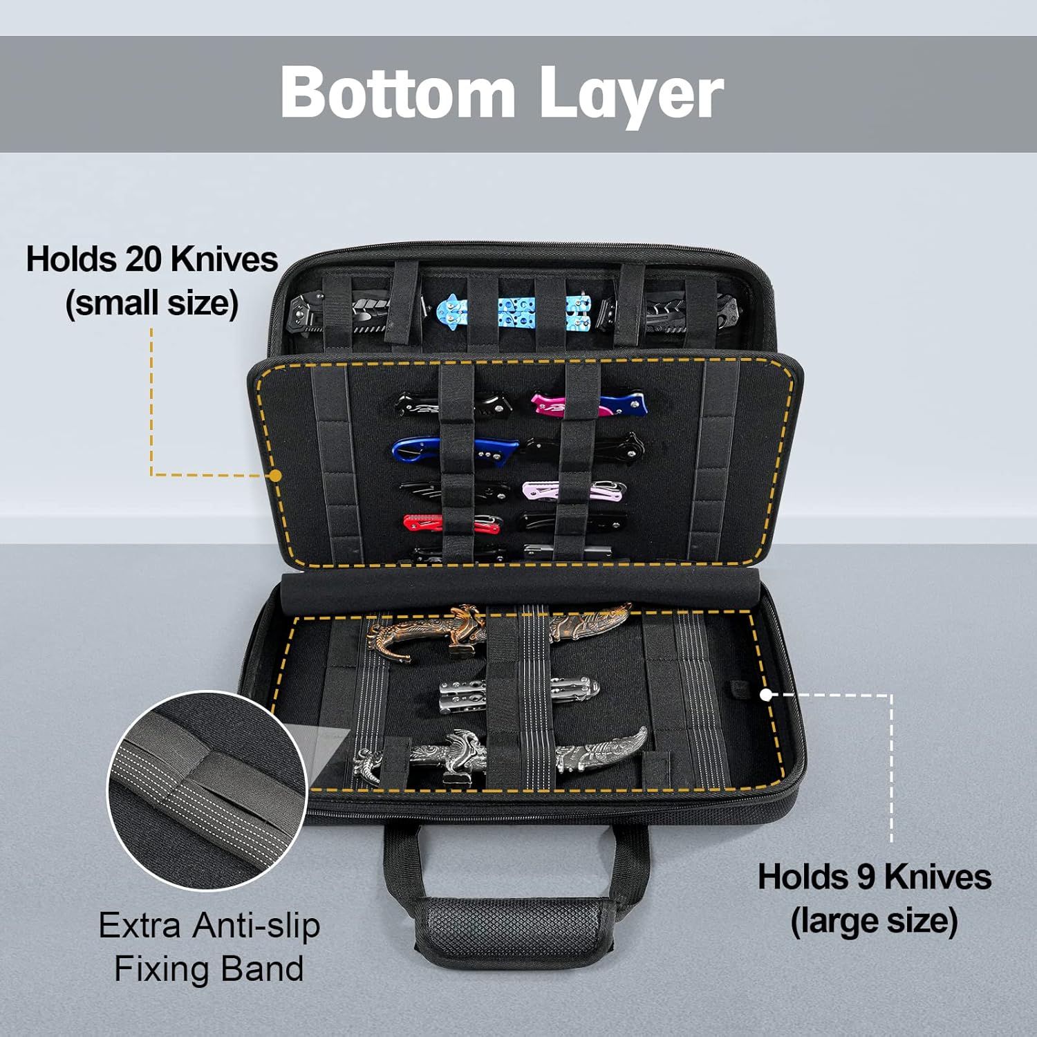 ProCase Knife Display Case - Sturdy Durable EDC Organizer