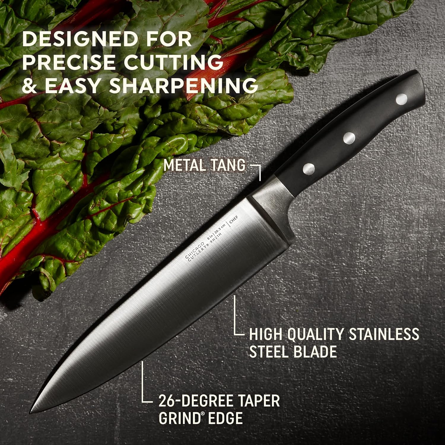 Insignia 18-Piece Knife Set with Built-In Sharpener