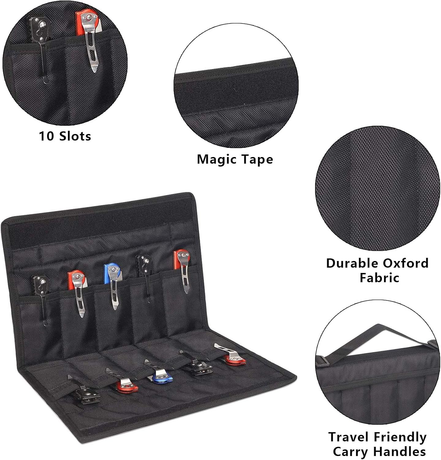 10-Pocket Knife Display Case