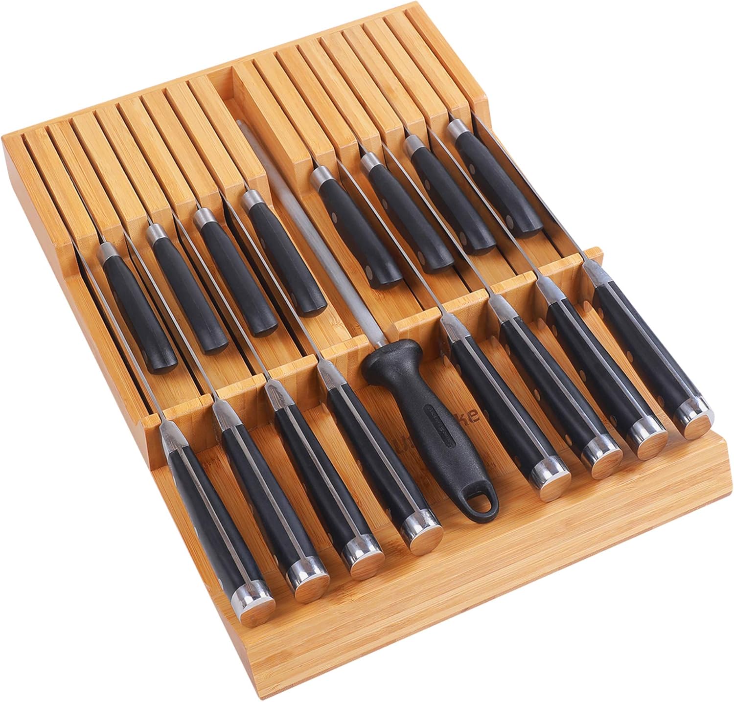 Utoplike In-Drawer Knife Block Set Reduces Clutter