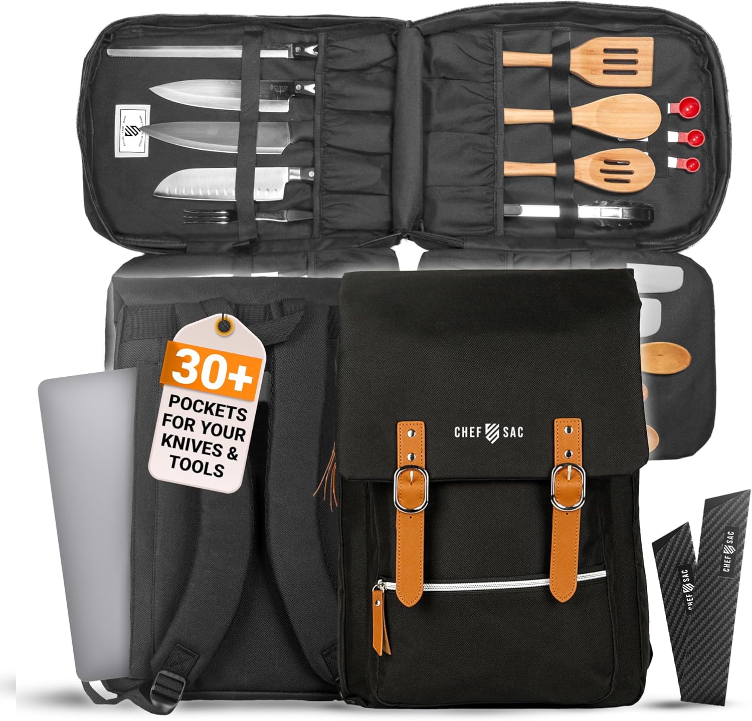 Stylish Compound-Knife Carry Case for Professional Chefs