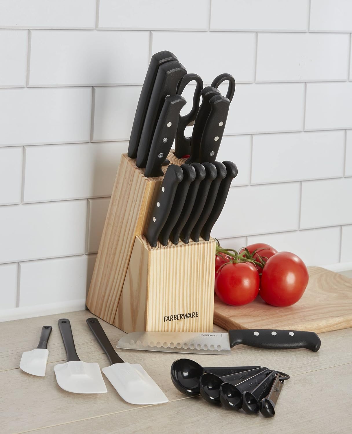 Precision-Cut Kitchen Knife Block Set
