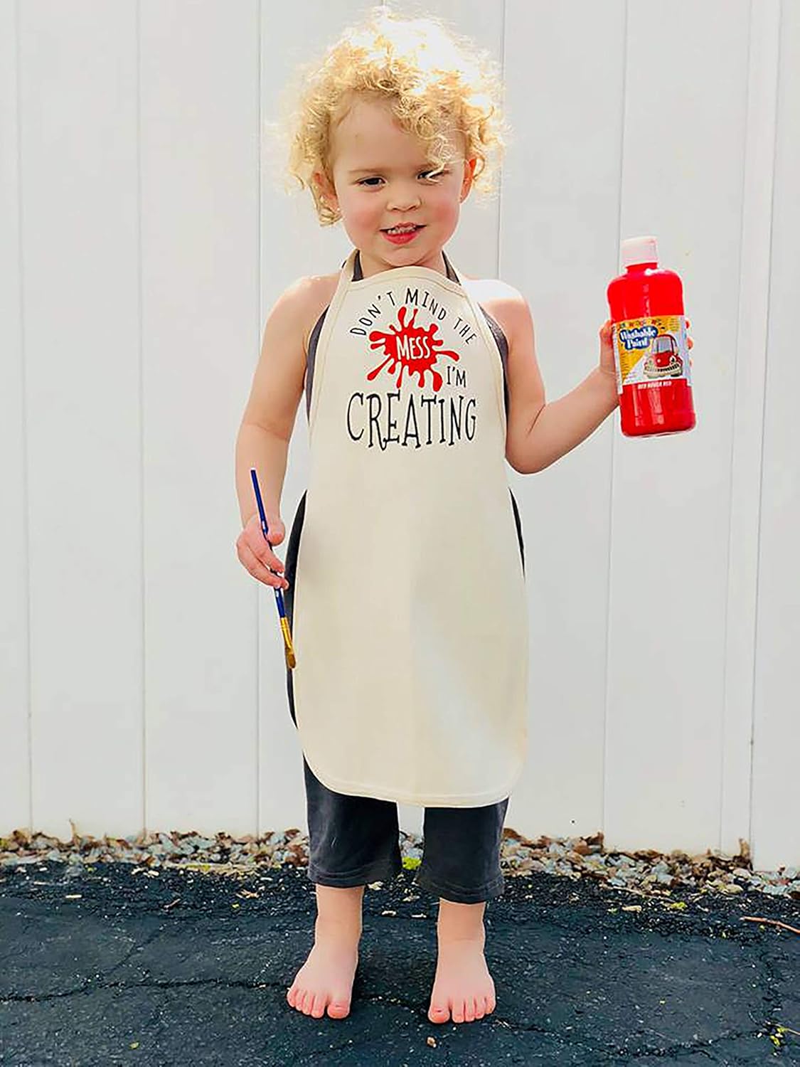 Art Apron for Kids Creative Exploration