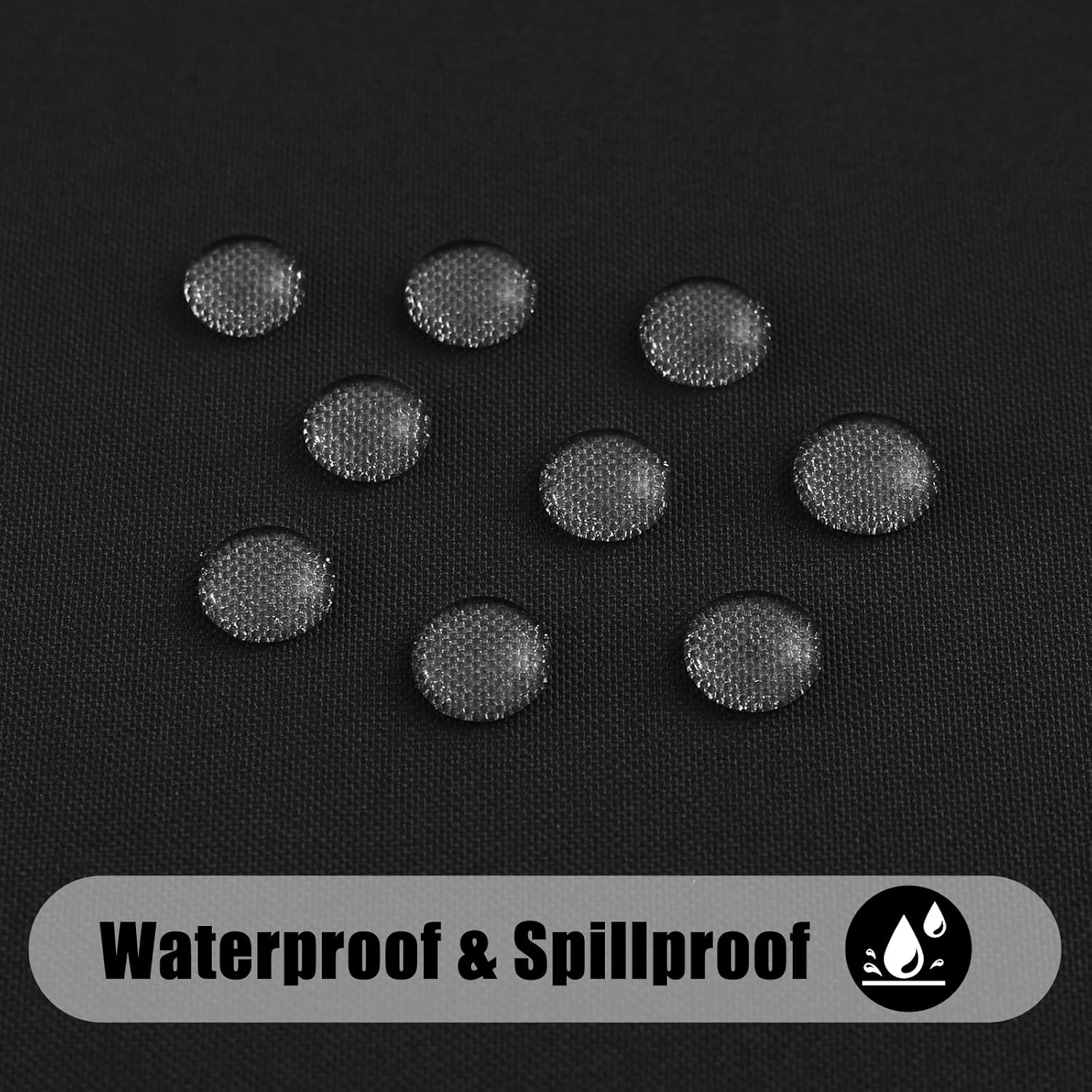 Smiry Rectangle Table Cloth Waterproof Anti-Scratch 60x84 Black