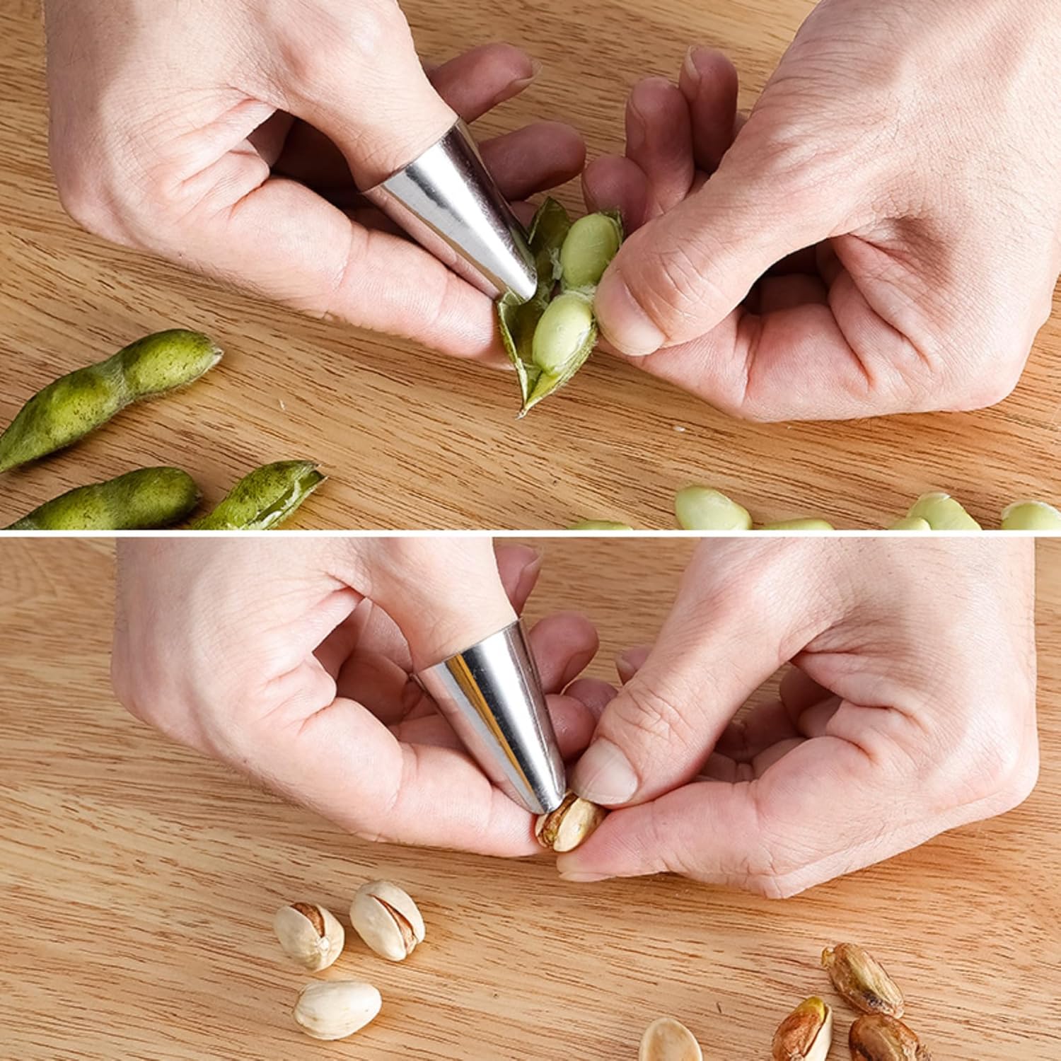 Stainless Steel Finger Protector Adjustable for Cutting Knives