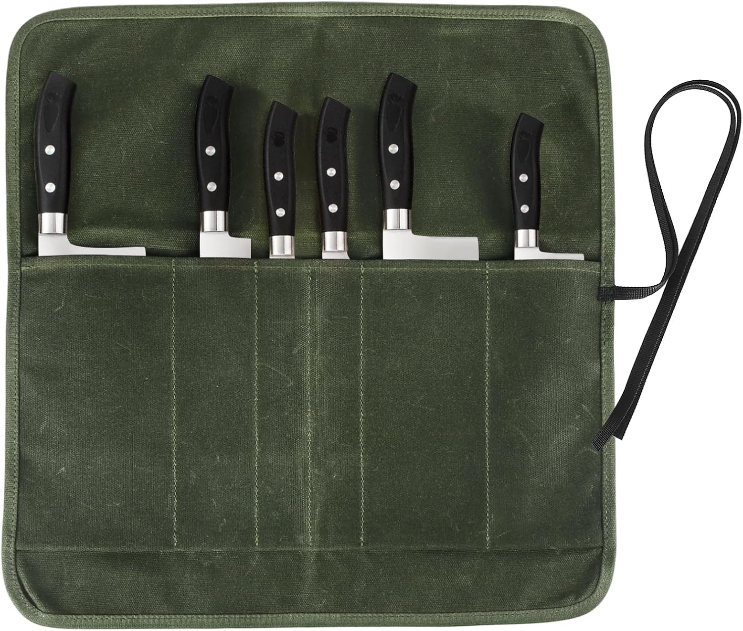 Heavy Duty Chefs Knife Roll Bag Folding Durable
